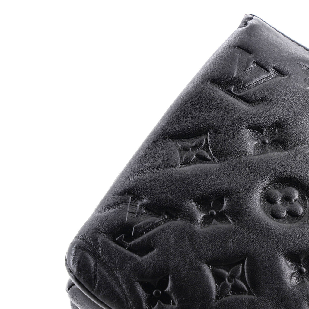 Coussin Bag Monogram Embossed Lambskin BB