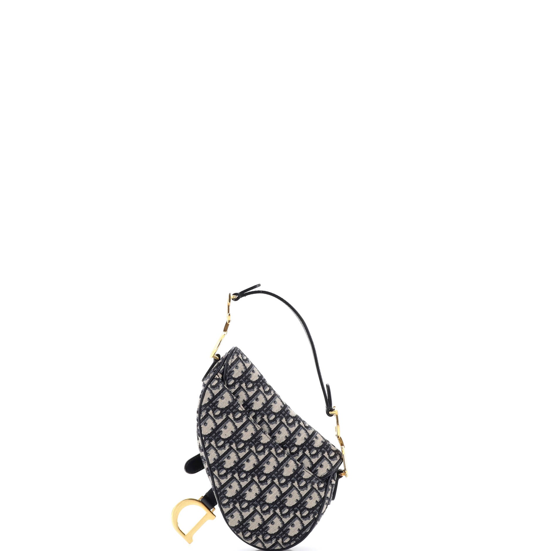 Saddle Handbag Oblique Canvas Mini