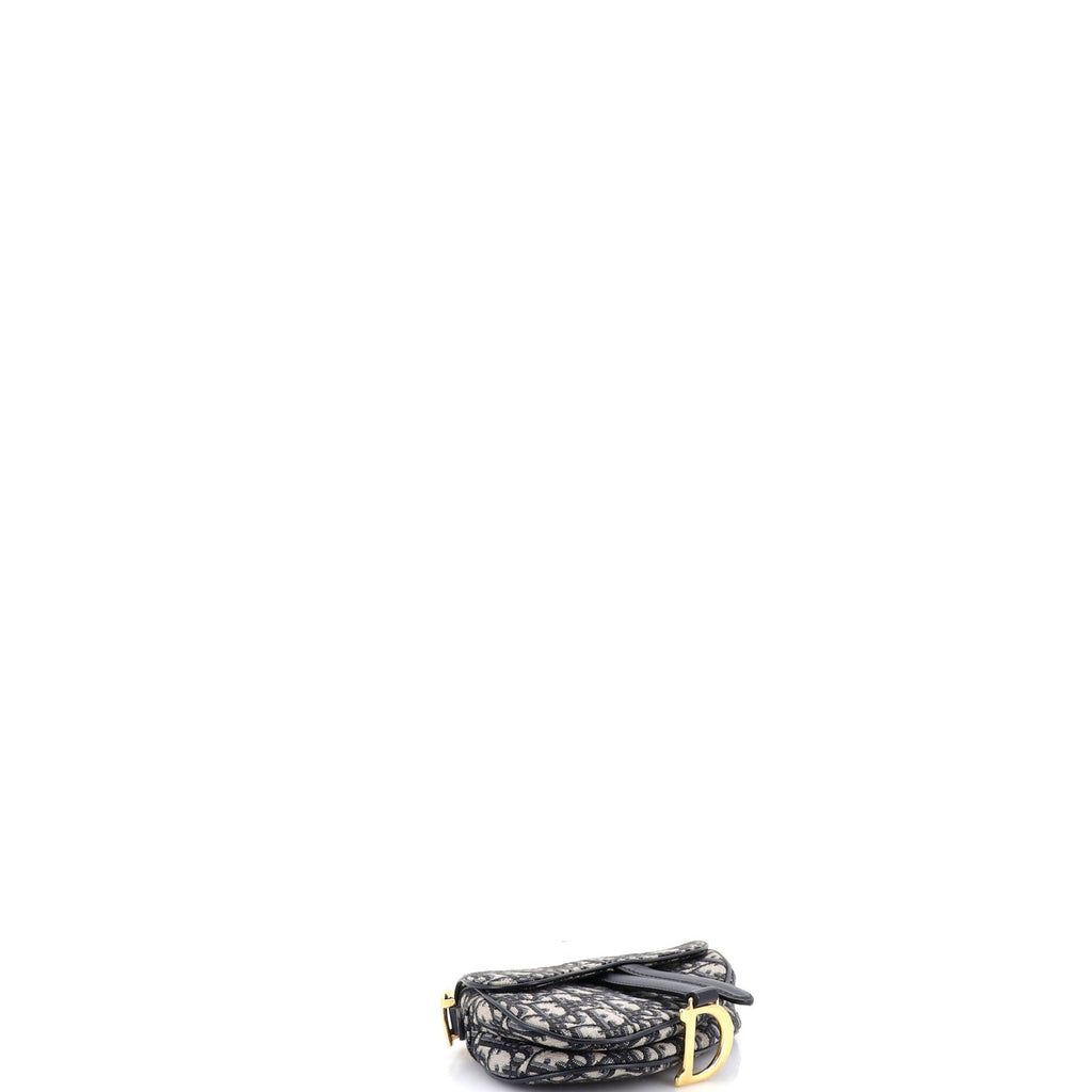 Saddle Handbag Oblique Canvas Mini