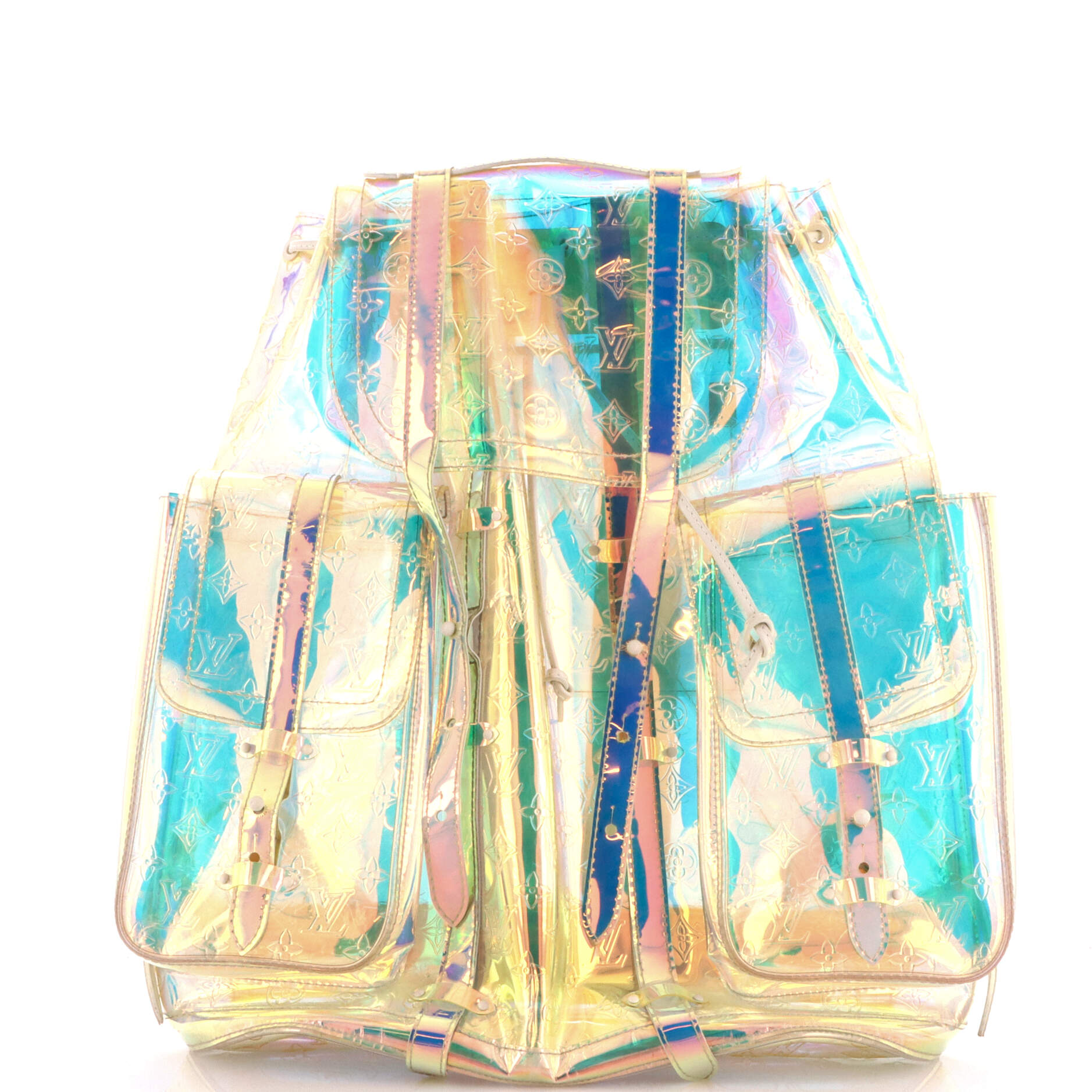 Christopher Backpack Limited Edition Monogram Prism PVC GM