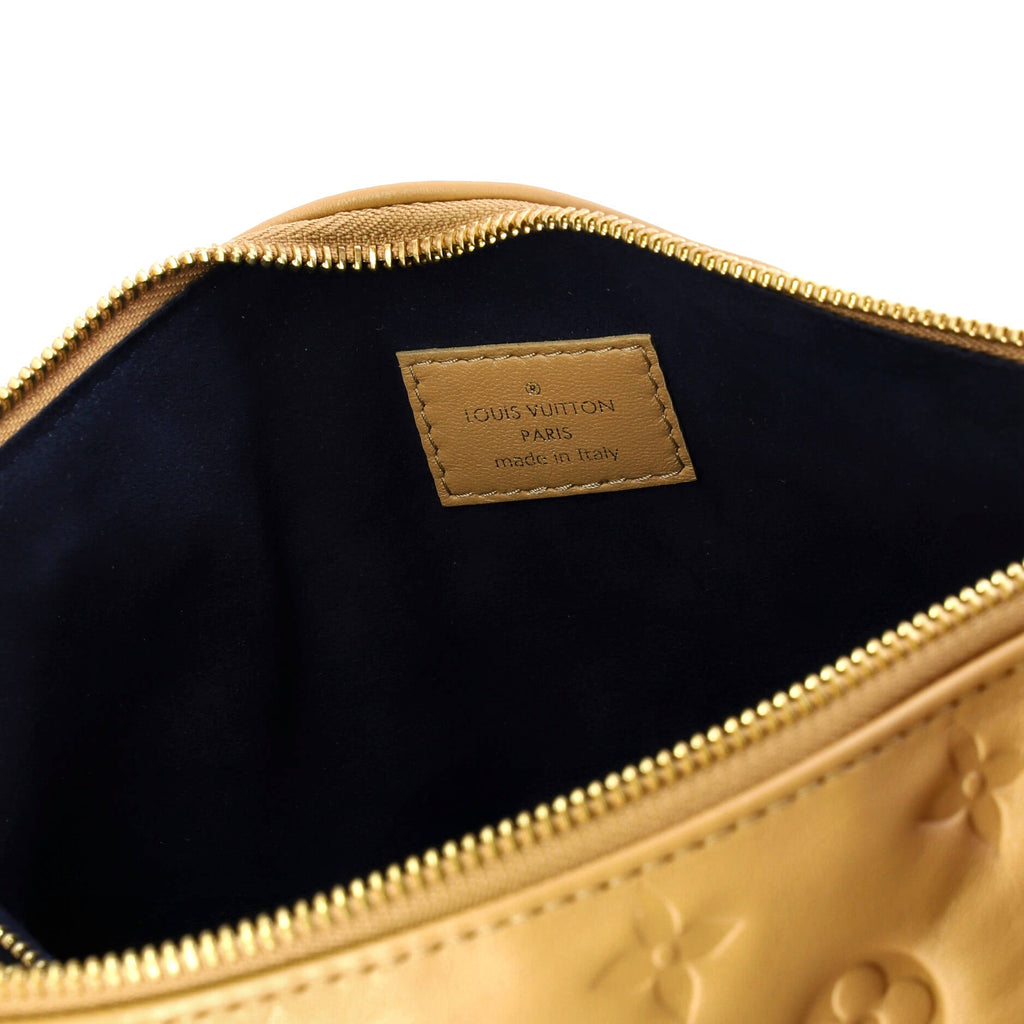 Coussin Bag Monogram Embossed Lambskin PM