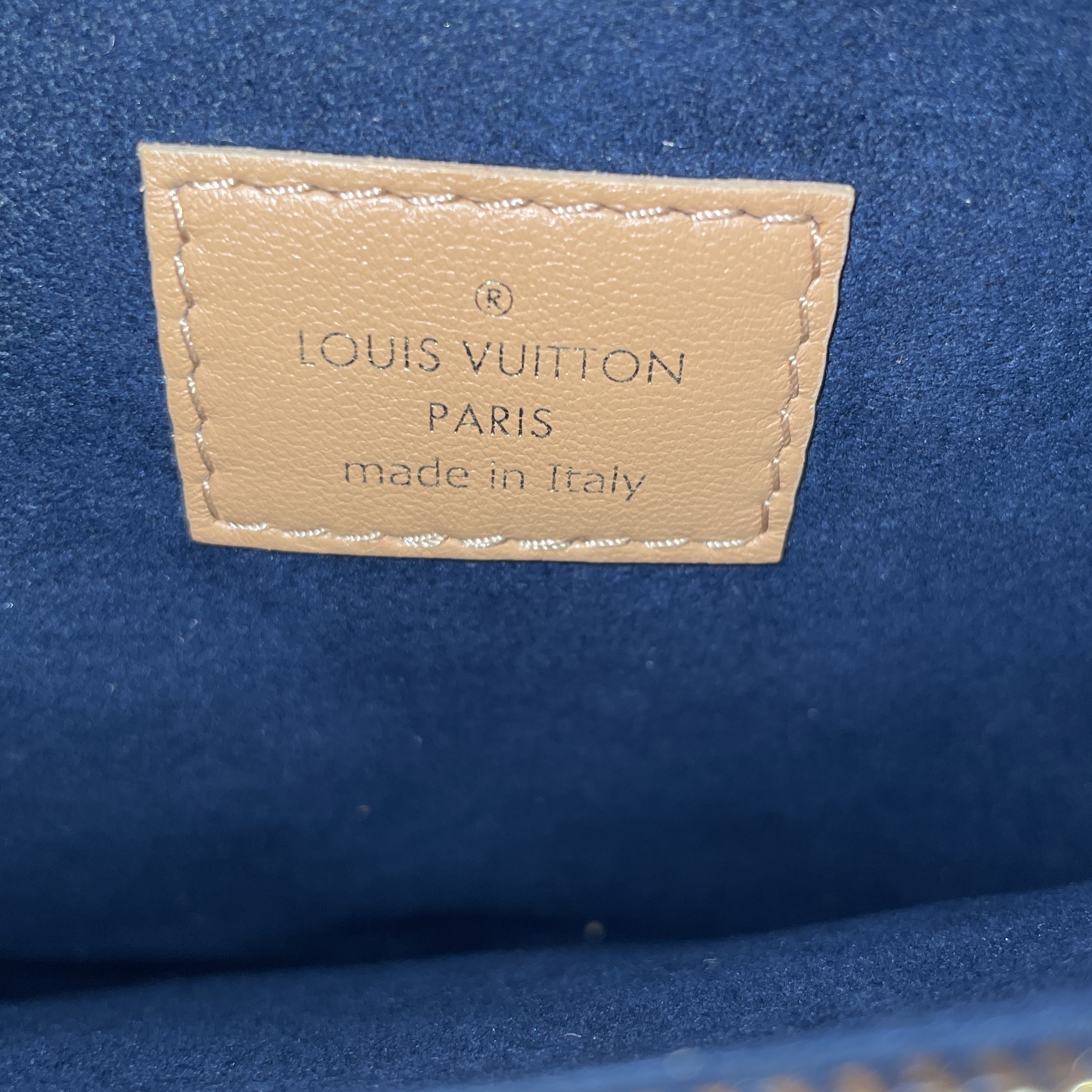 Coussin Bag Monogram Embossed Lambskin PM