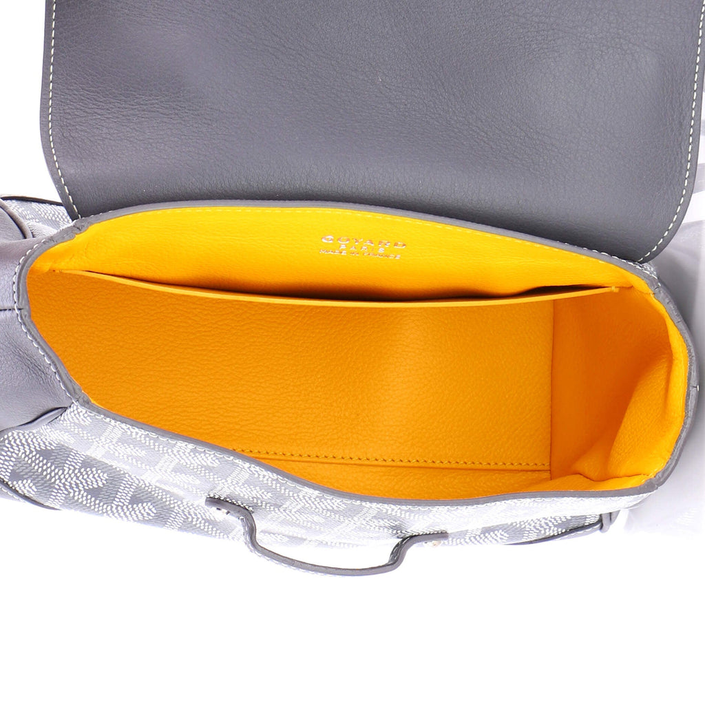 Saigon Top Handle Bag Coated Canvas with Leather Mini