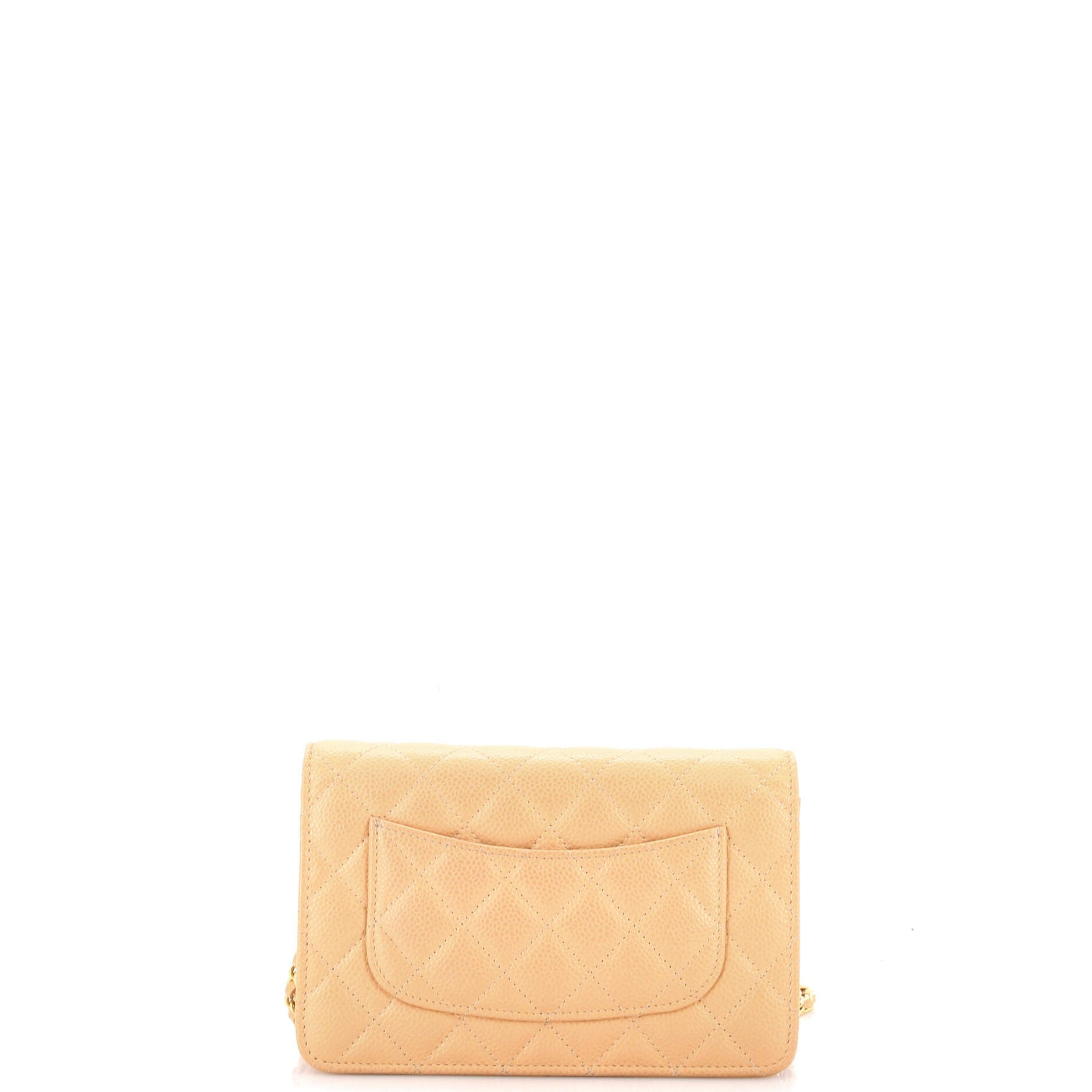 Wallet on Chain Quilted Caviar