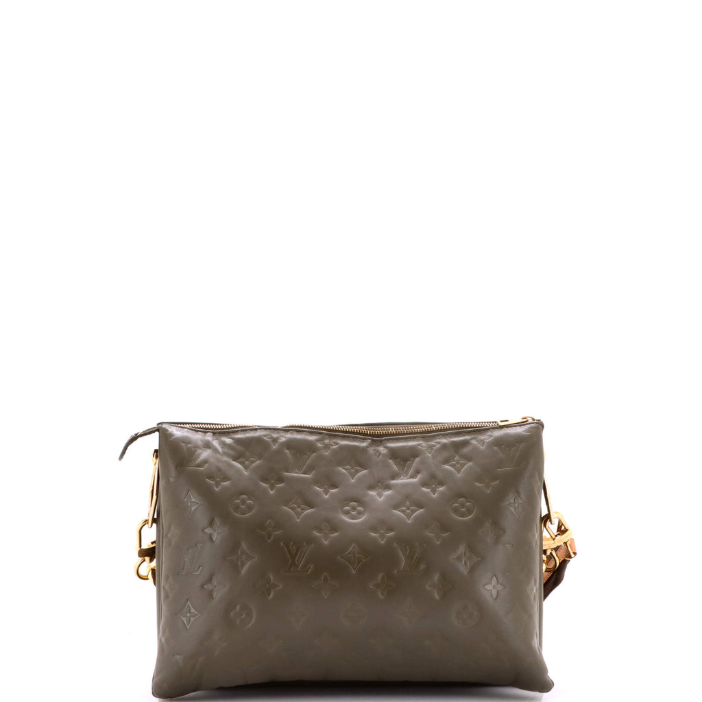 Coussin Bag Monogram Embossed Lambskin MM