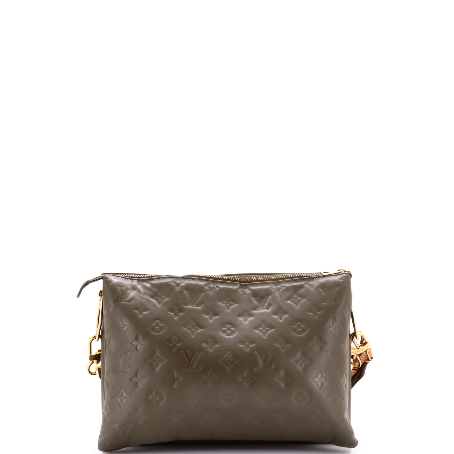 Coussin Bag Monogram Embossed Lambskin MM