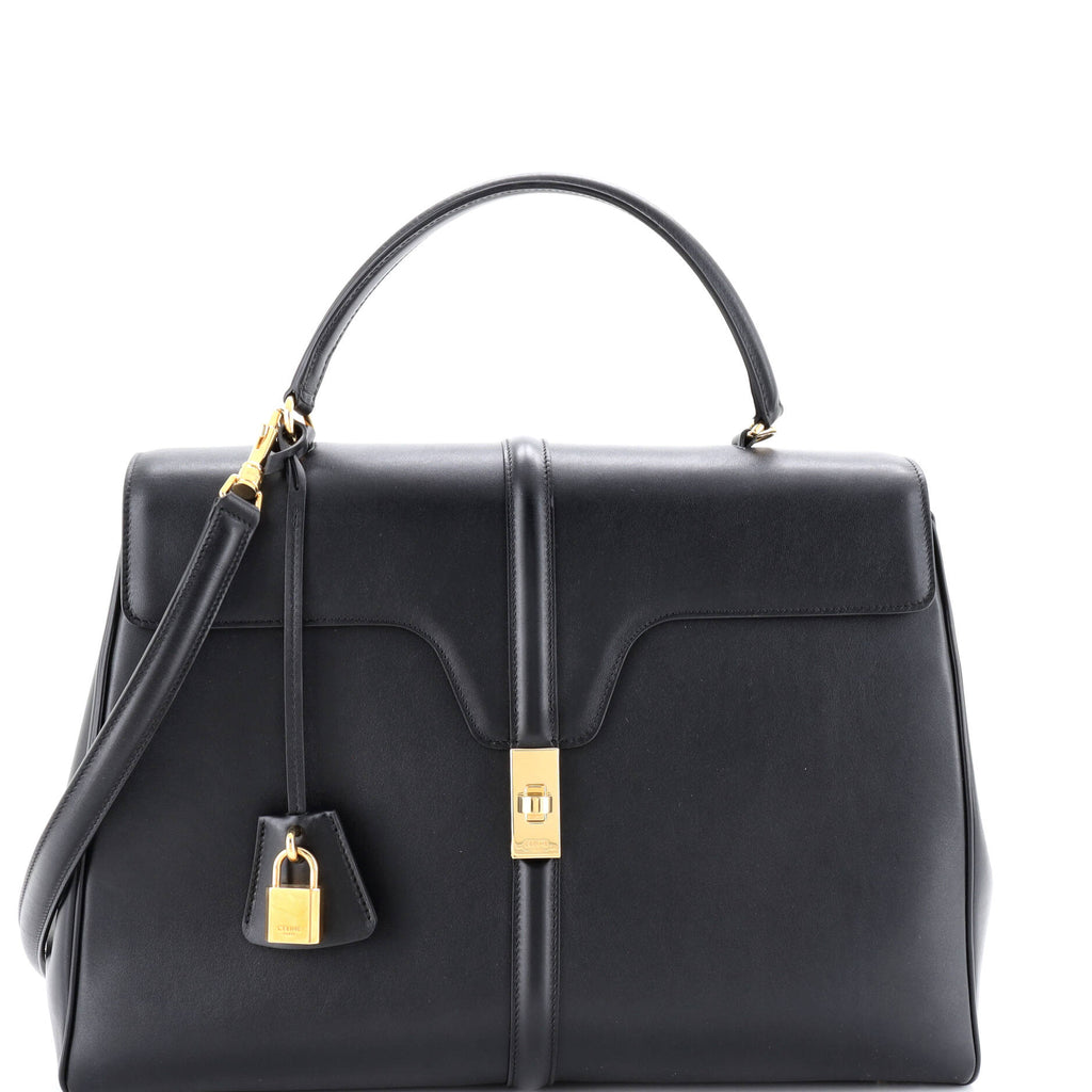 16 Top Handle Bag Smooth Calfskin Large