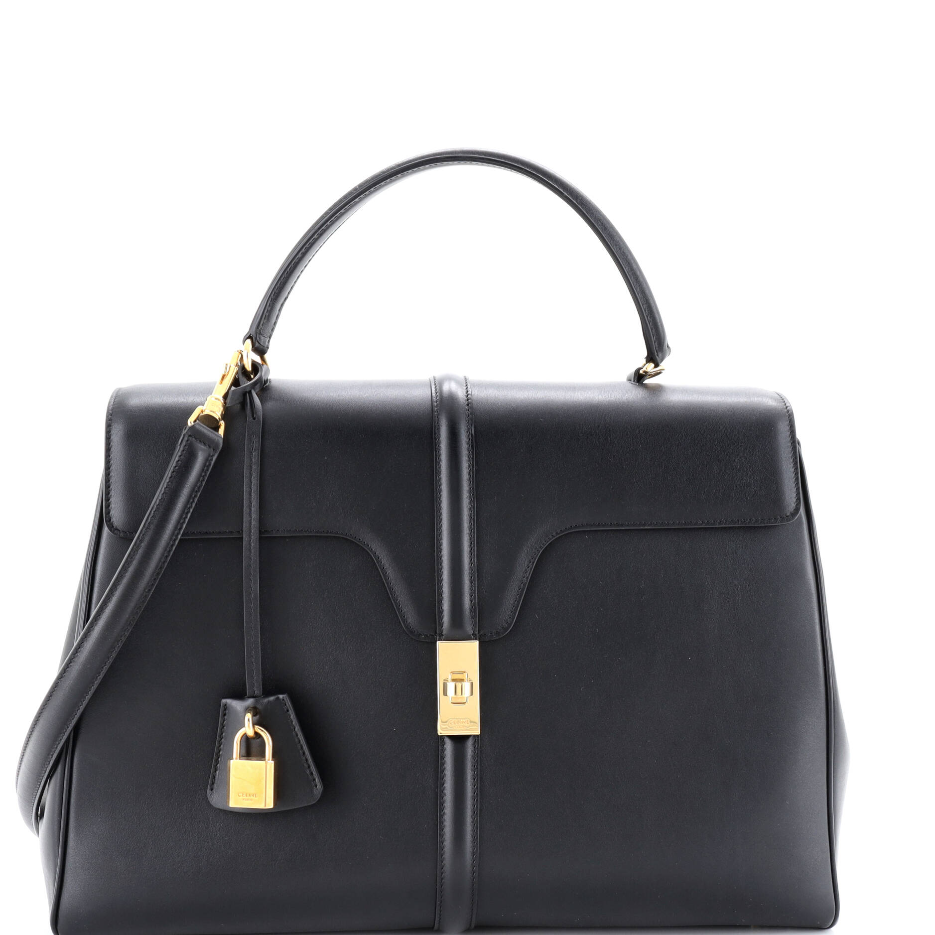 16 Top Handle Bag Smooth Calfskin Large