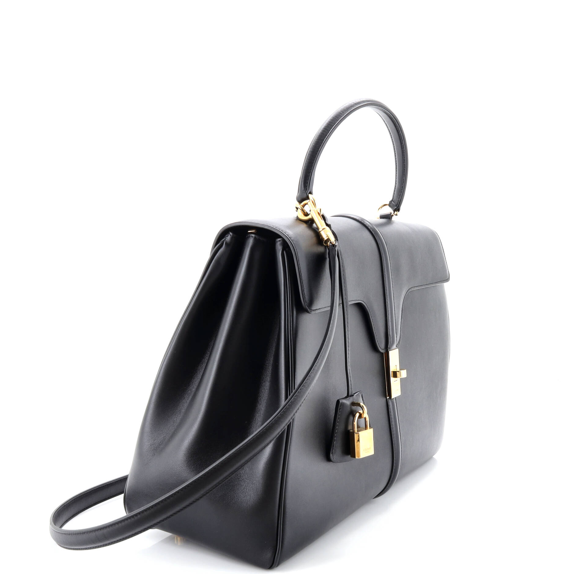 16 Top Handle Bag Smooth Calfskin Large