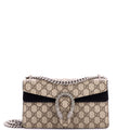 Dionysus Bag GG Coated Canvas with Crystal Embellished Metal Small