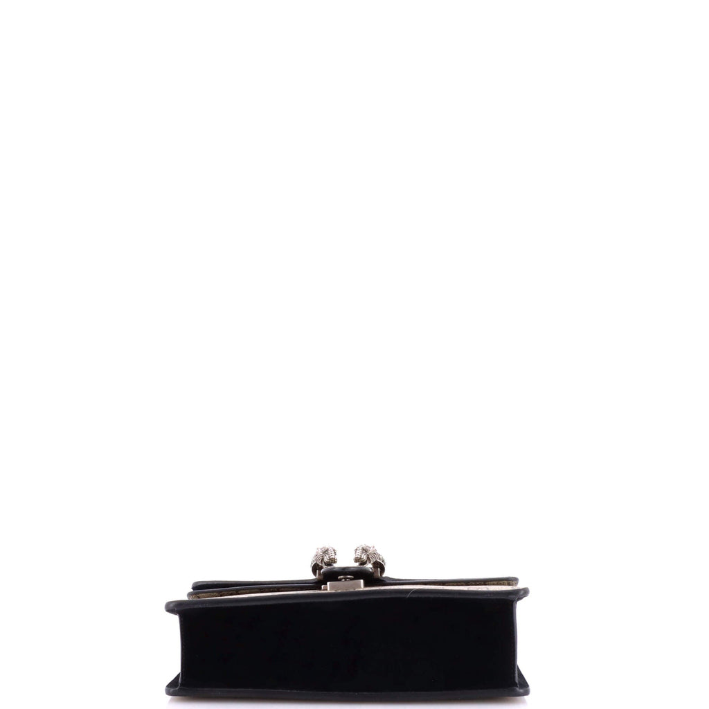 Dionysus Bag GG Coated Canvas with Crystal Embellished Metal Small