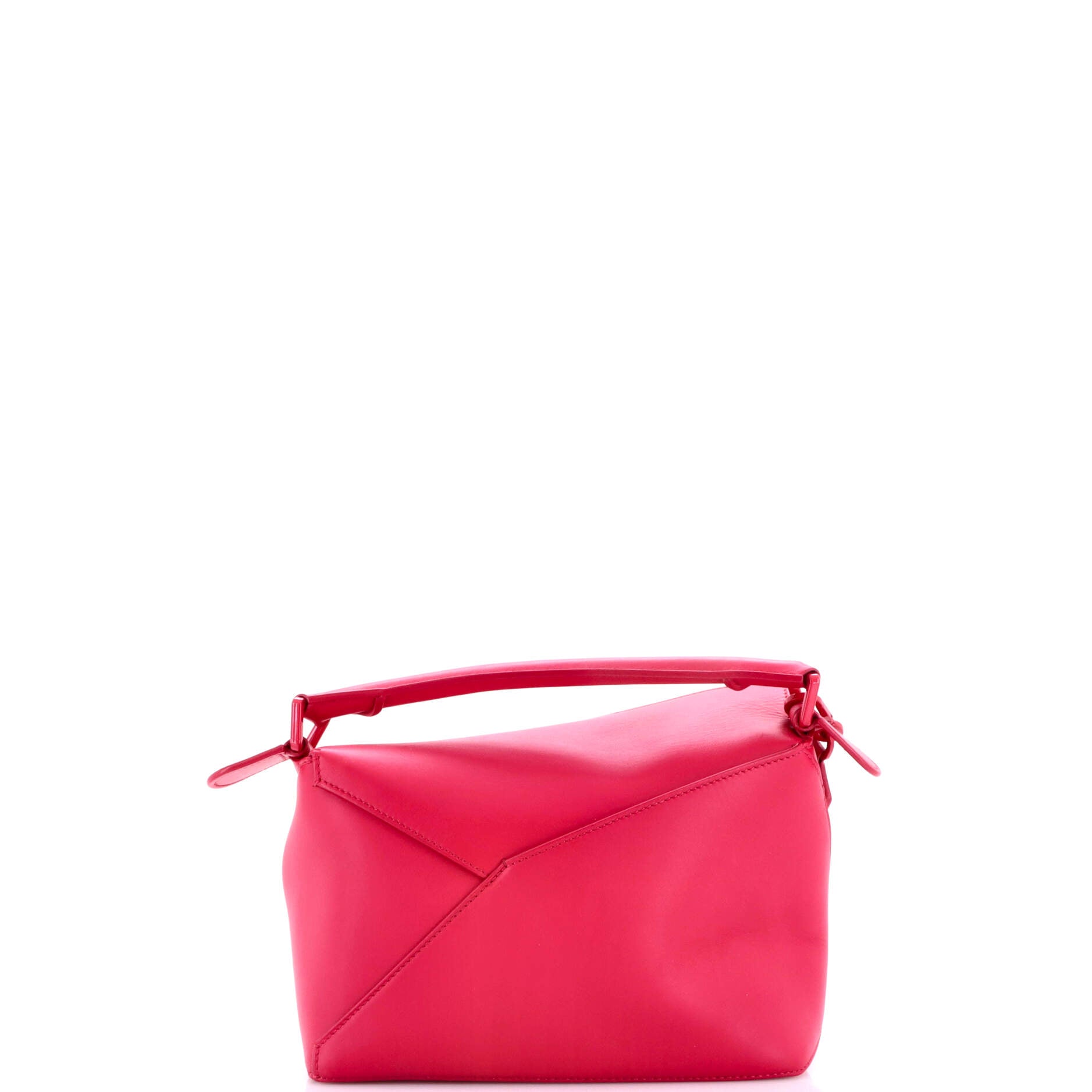 Monochrome Puzzle Edge Bag Leather Small