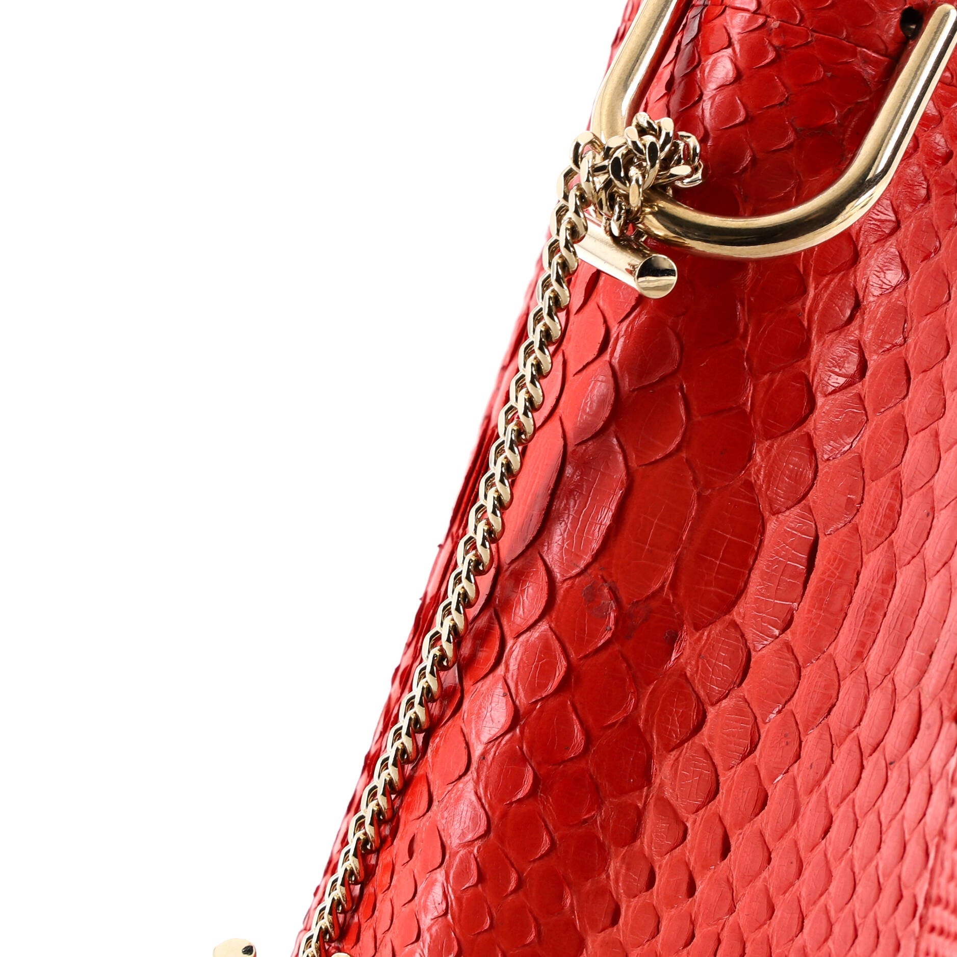 Drew Crossbody Bag Python Small