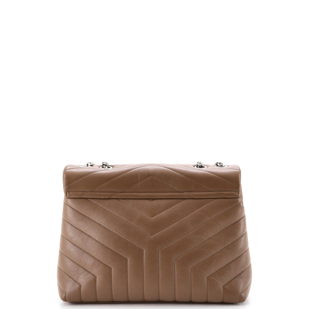 Loulou Shoulder Bag Matelasse Chevron Leather Medium