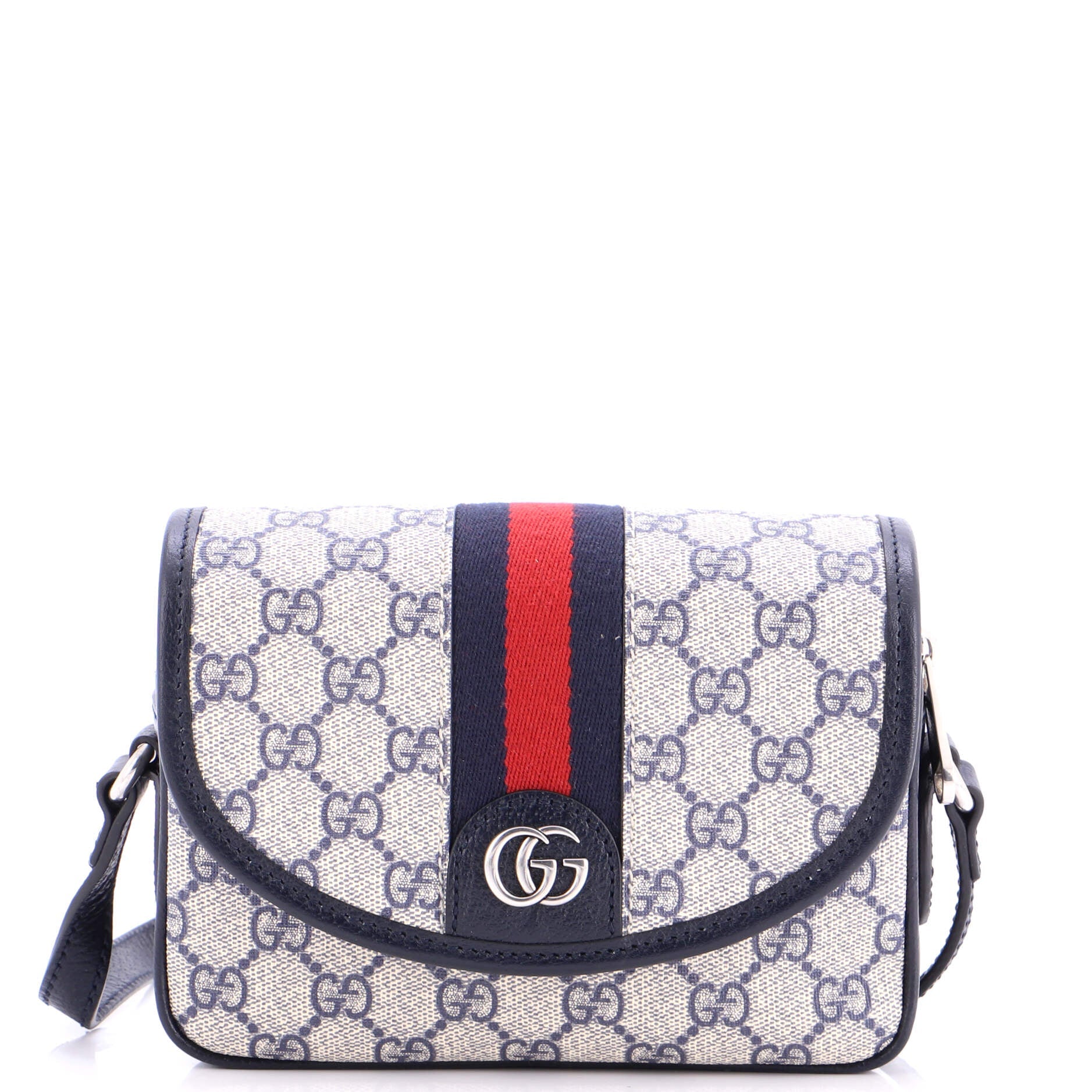 Ophidia Flap Shoulder Bag GG Coated Canvas Mini