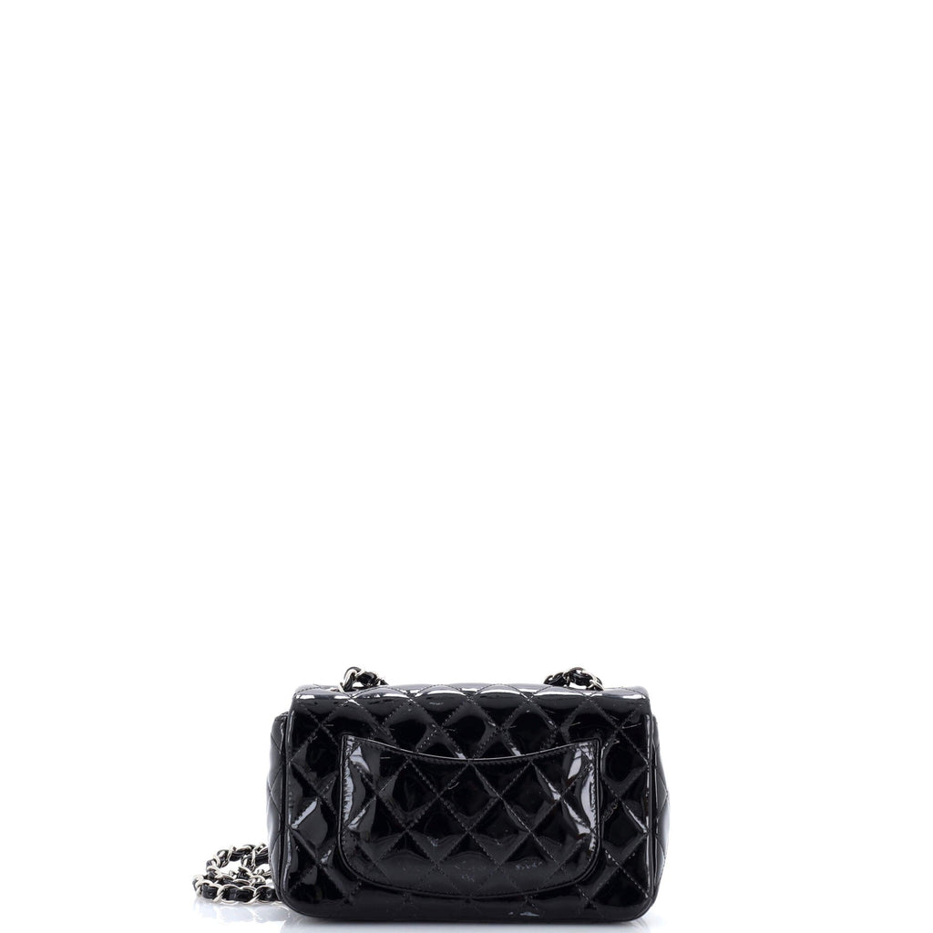 Classic Single Flap Bag Quilted Patent Mini