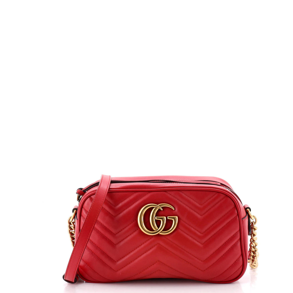 GG Marmont Shoulder Bag Matelasse Leather Small