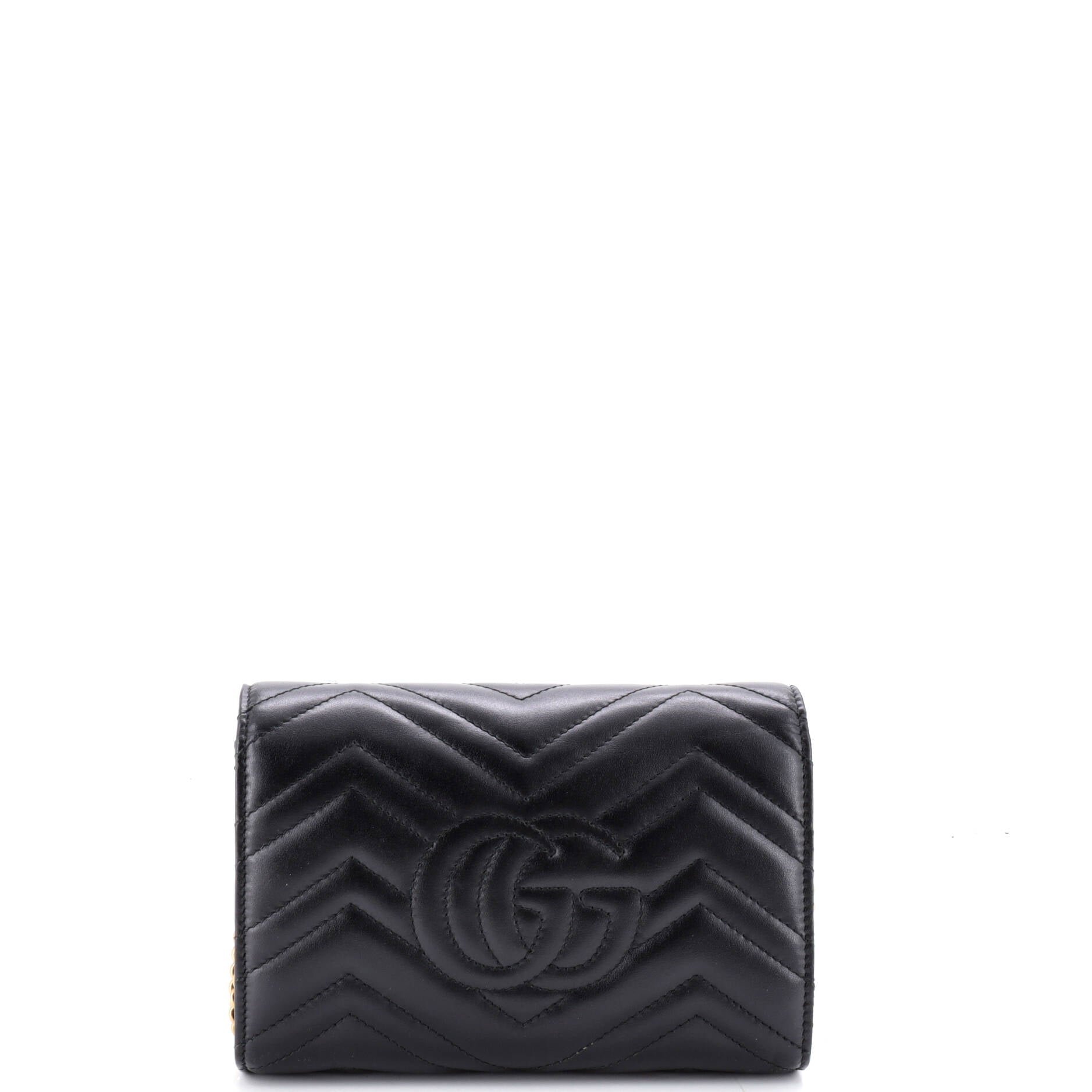 GG Marmont Chain Wallet Matelasse Leather Mini