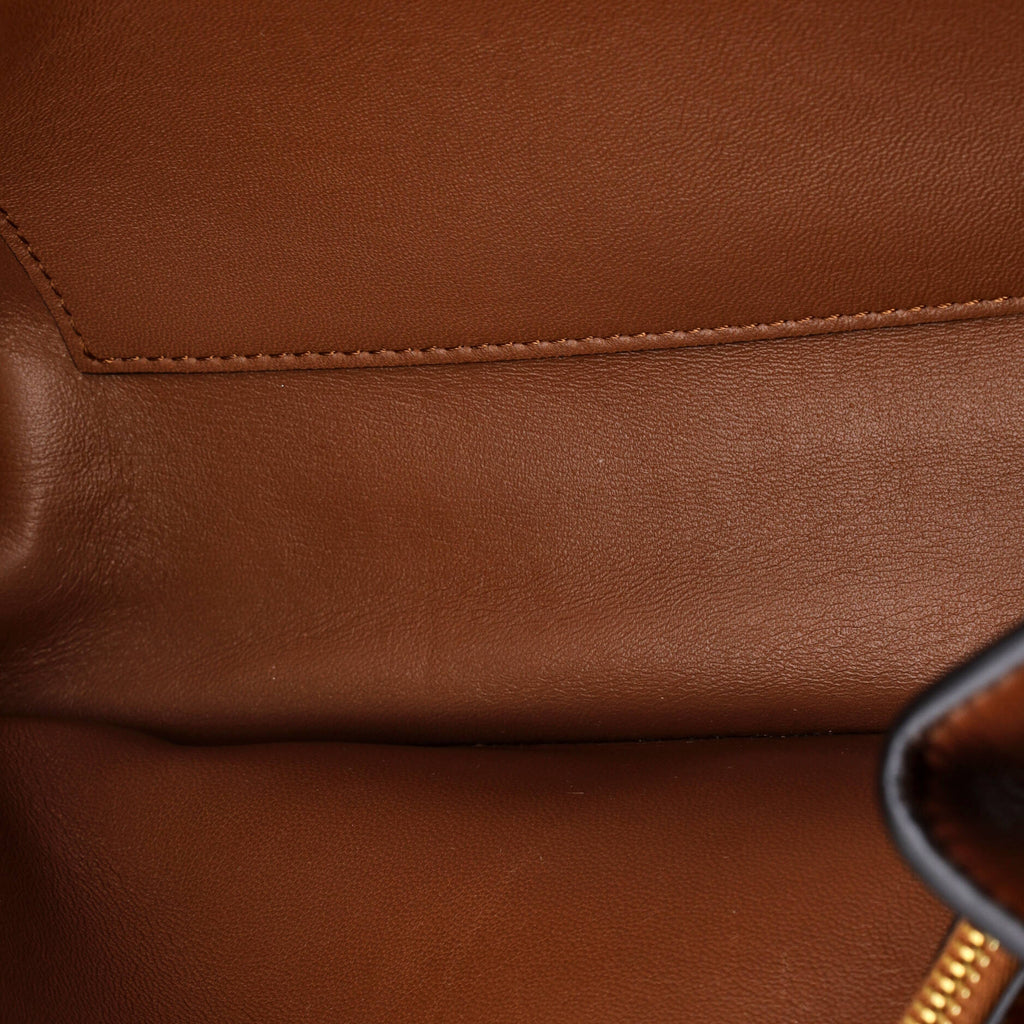 Stud Sign Shoulder Bag Leather