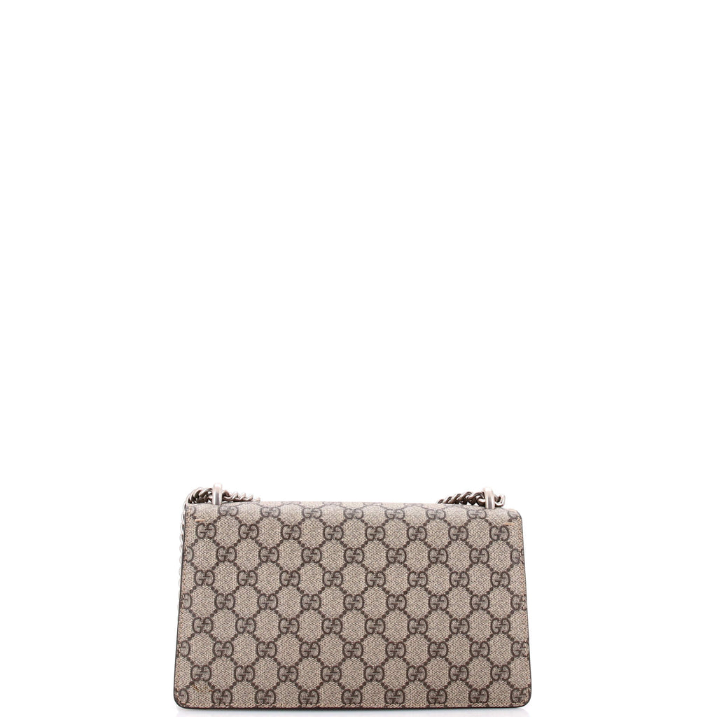 Dionysus Bag GG Coated Canvas with Crystal Embellished Metal Small