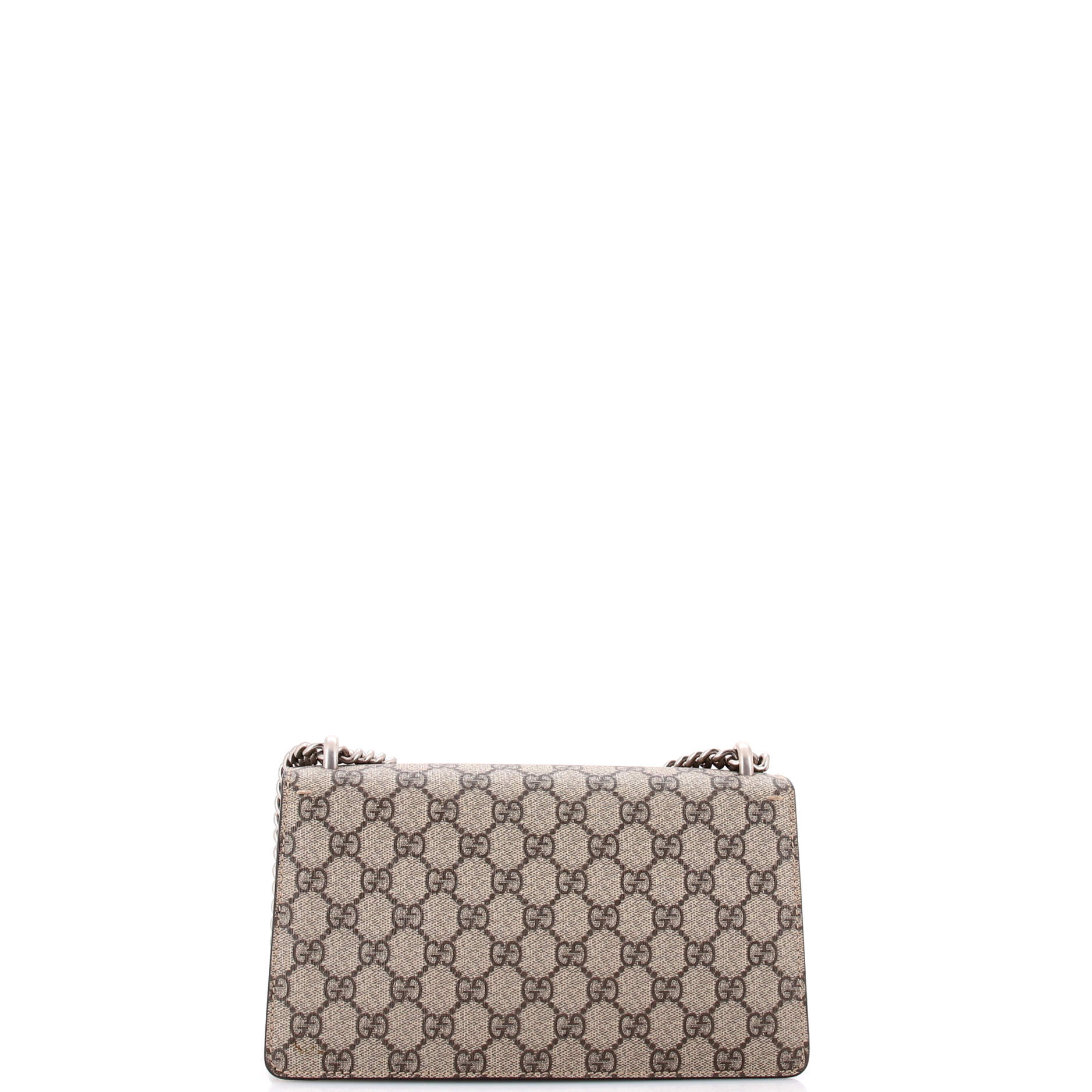 Dionysus Bag GG Coated Canvas with Crystal Embellished Metal Small