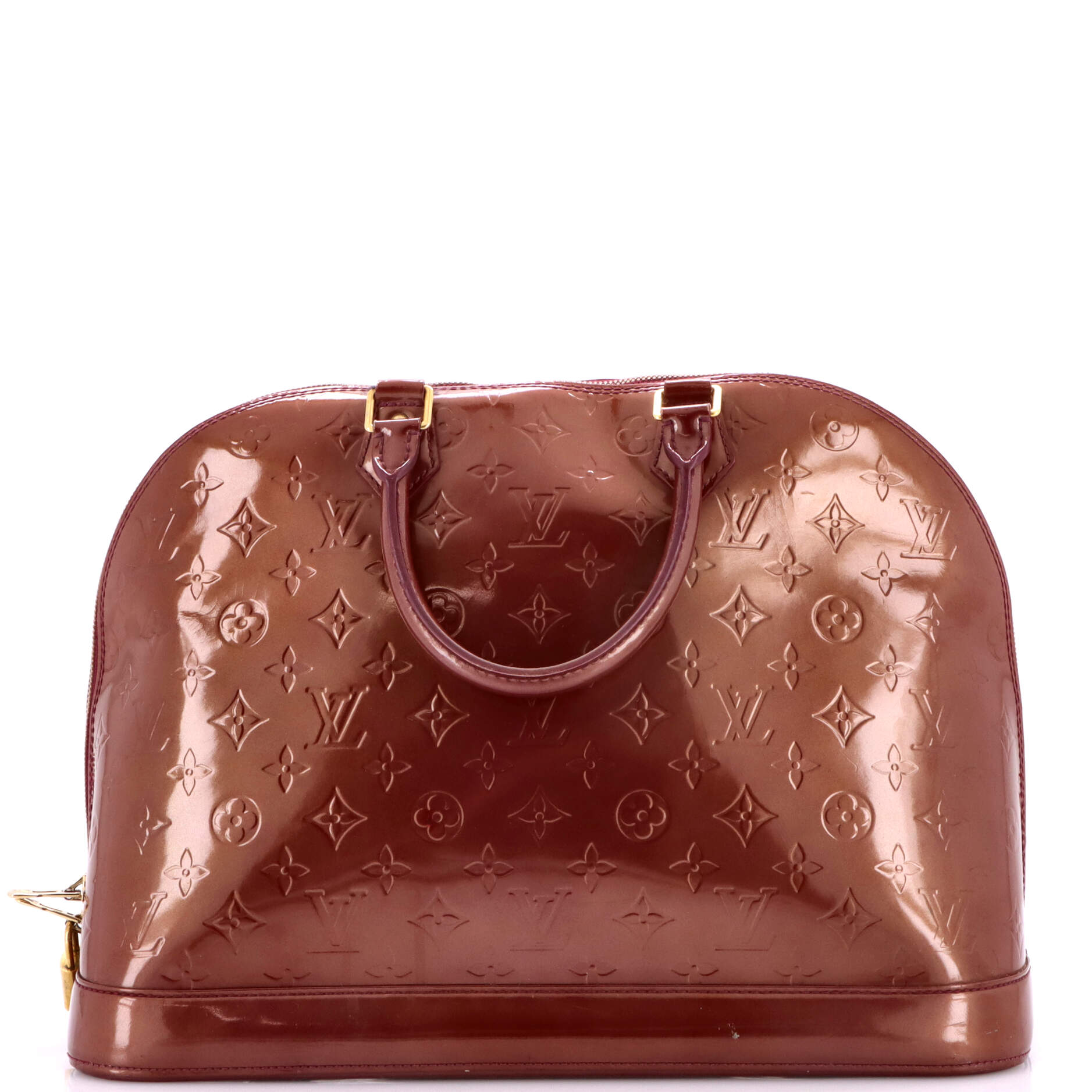 Alma Handbag Monogram Vernis GM