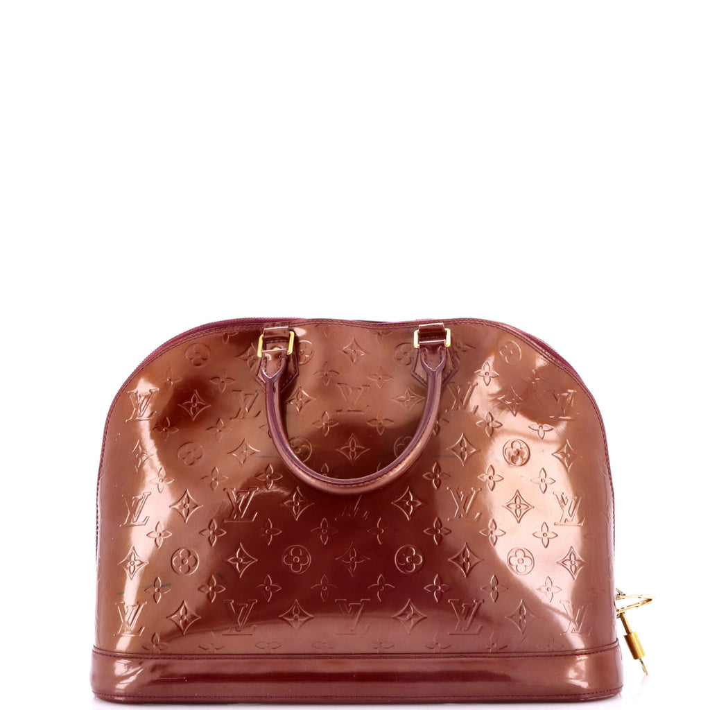 Alma Handbag Monogram Vernis GM