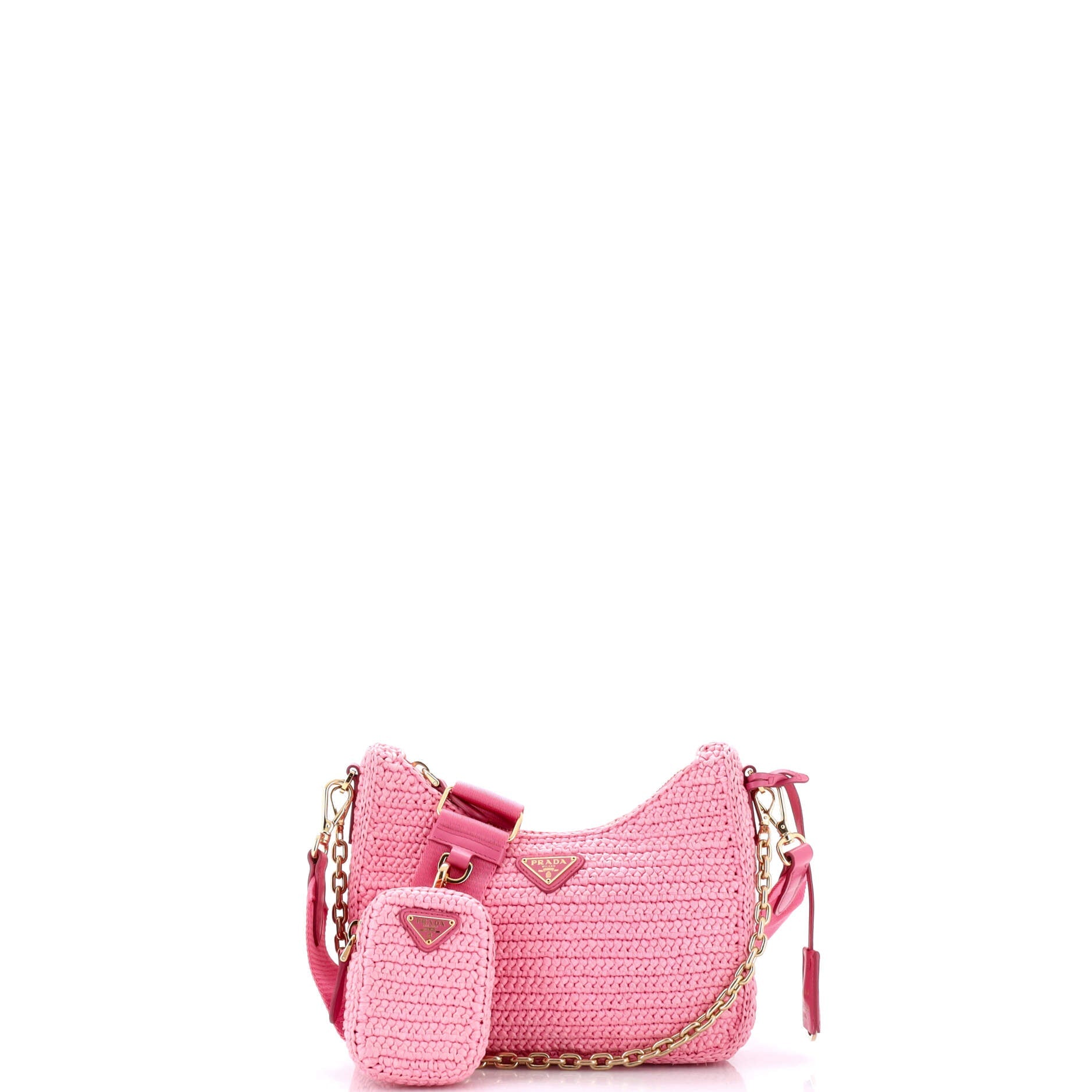 Re-Edition 2005 Shoulder Bag Raffia Small