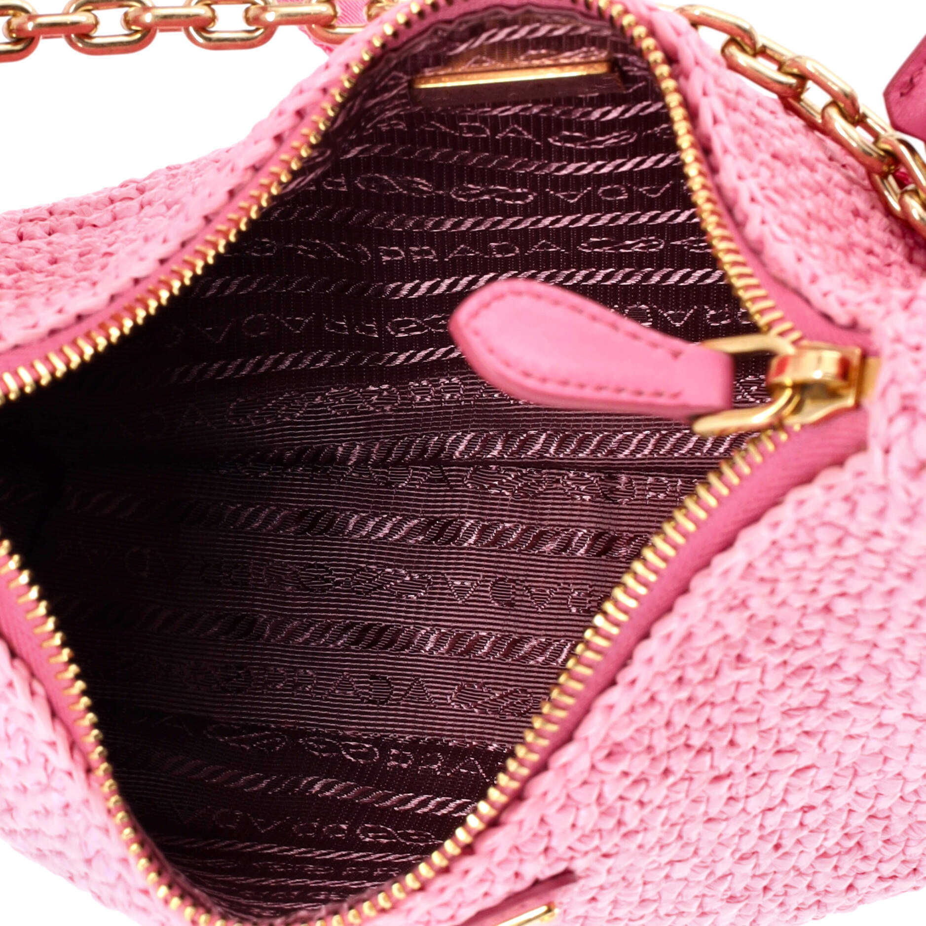 Re-Edition 2005 Shoulder Bag Raffia Small