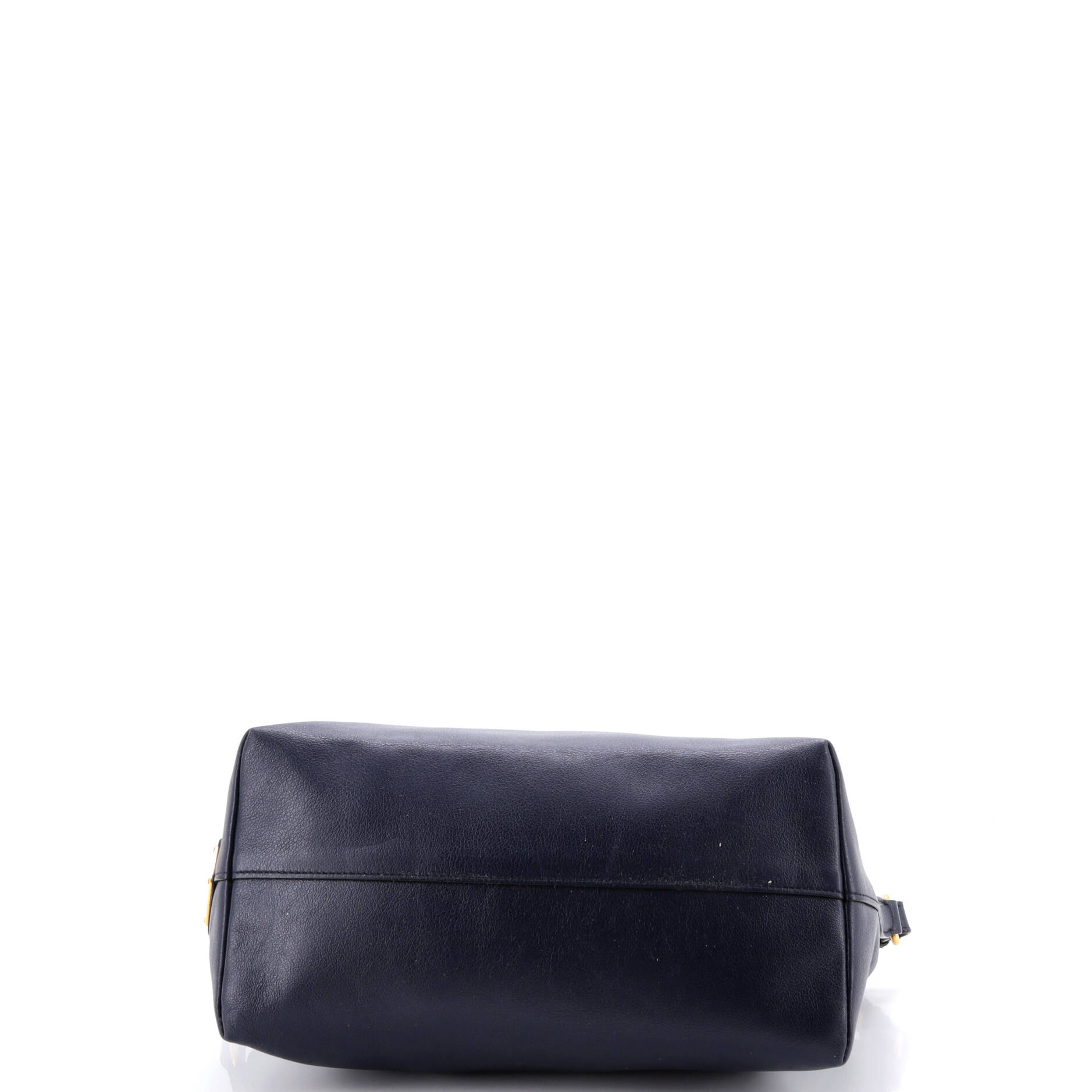 Embossed Logo Convertible Tote Glace Calf Small