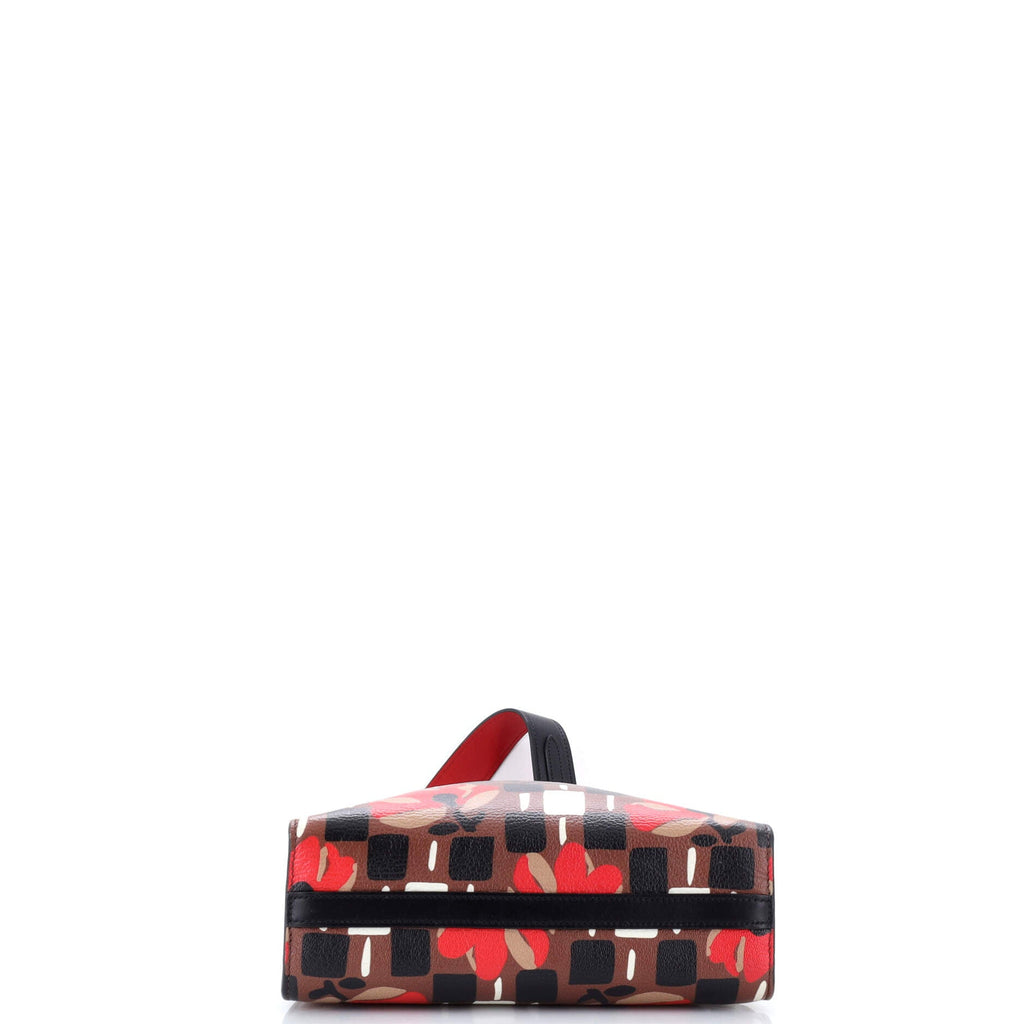 Bibliotheque Shoulder Bag Printed Leather Small