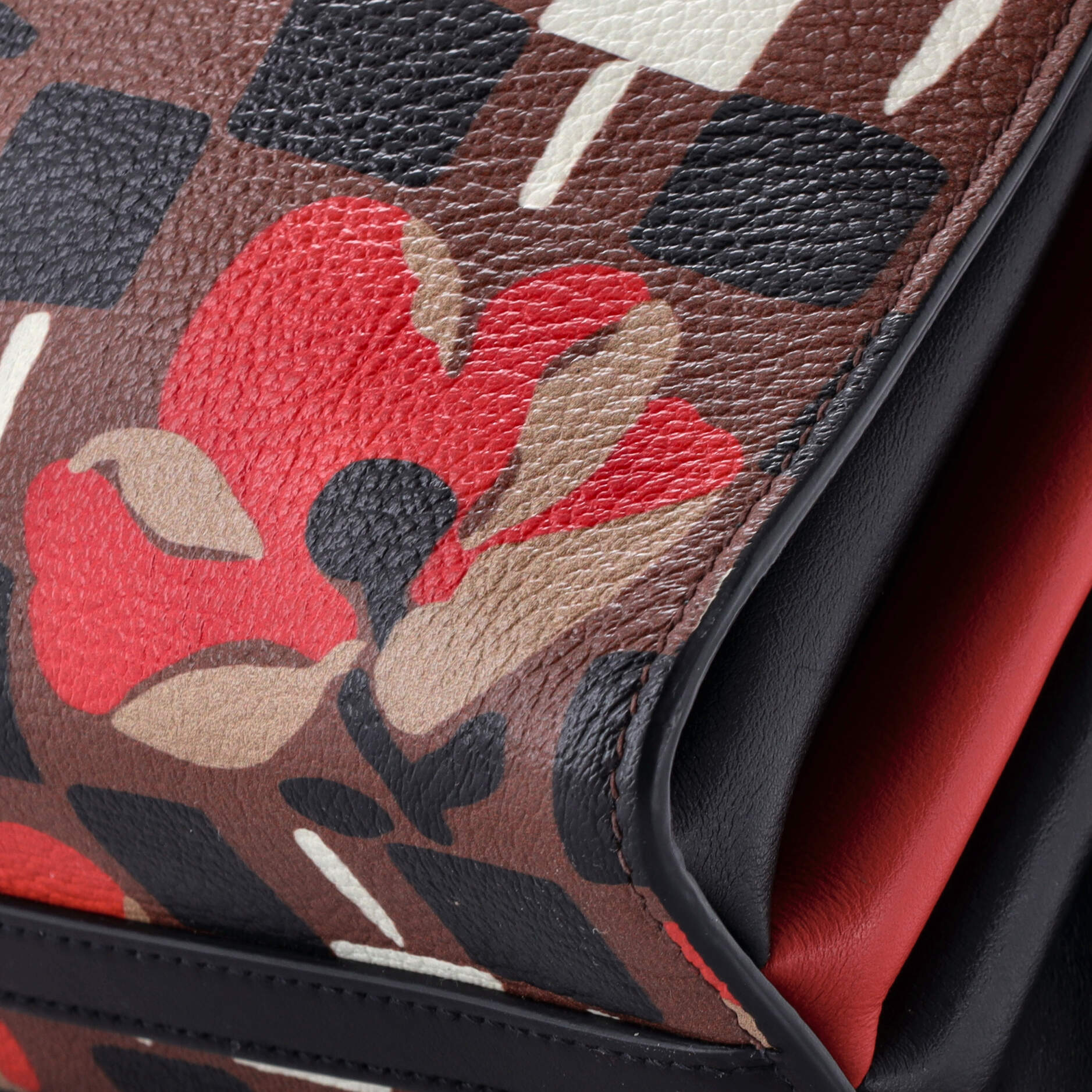Bibliotheque Shoulder Bag Printed Leather Small