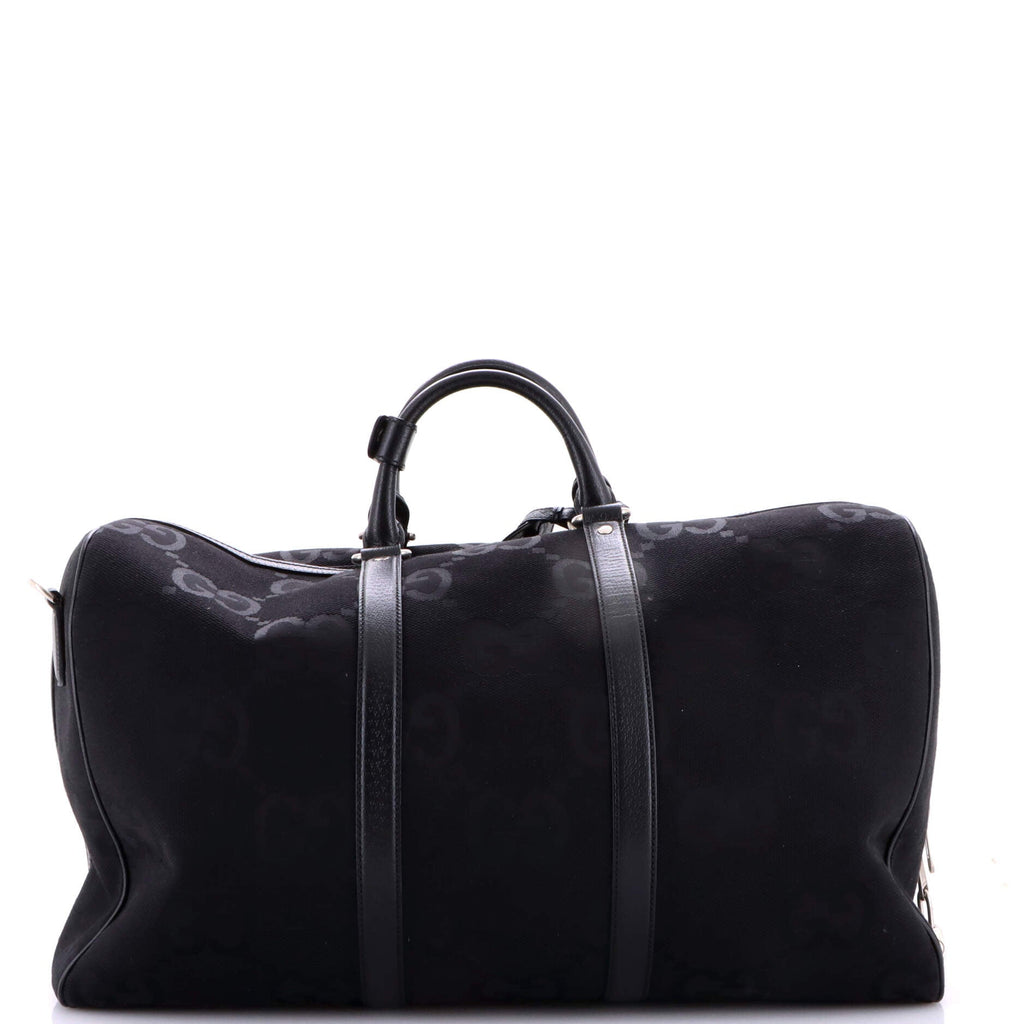 Convertible Duffle Bag Jumbo GG Canvas Large