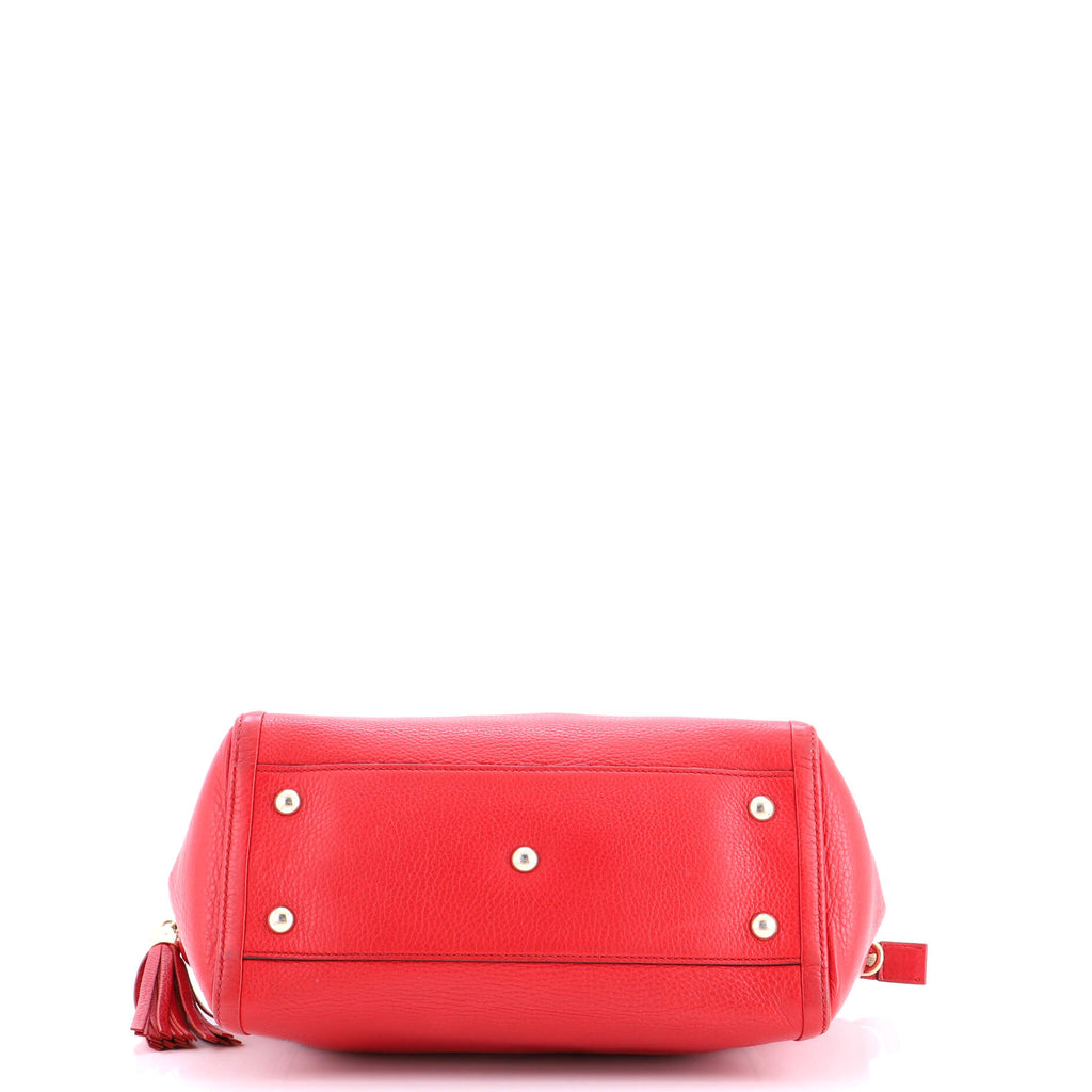 Soho Convertible Top Handle Bag Leather Small
