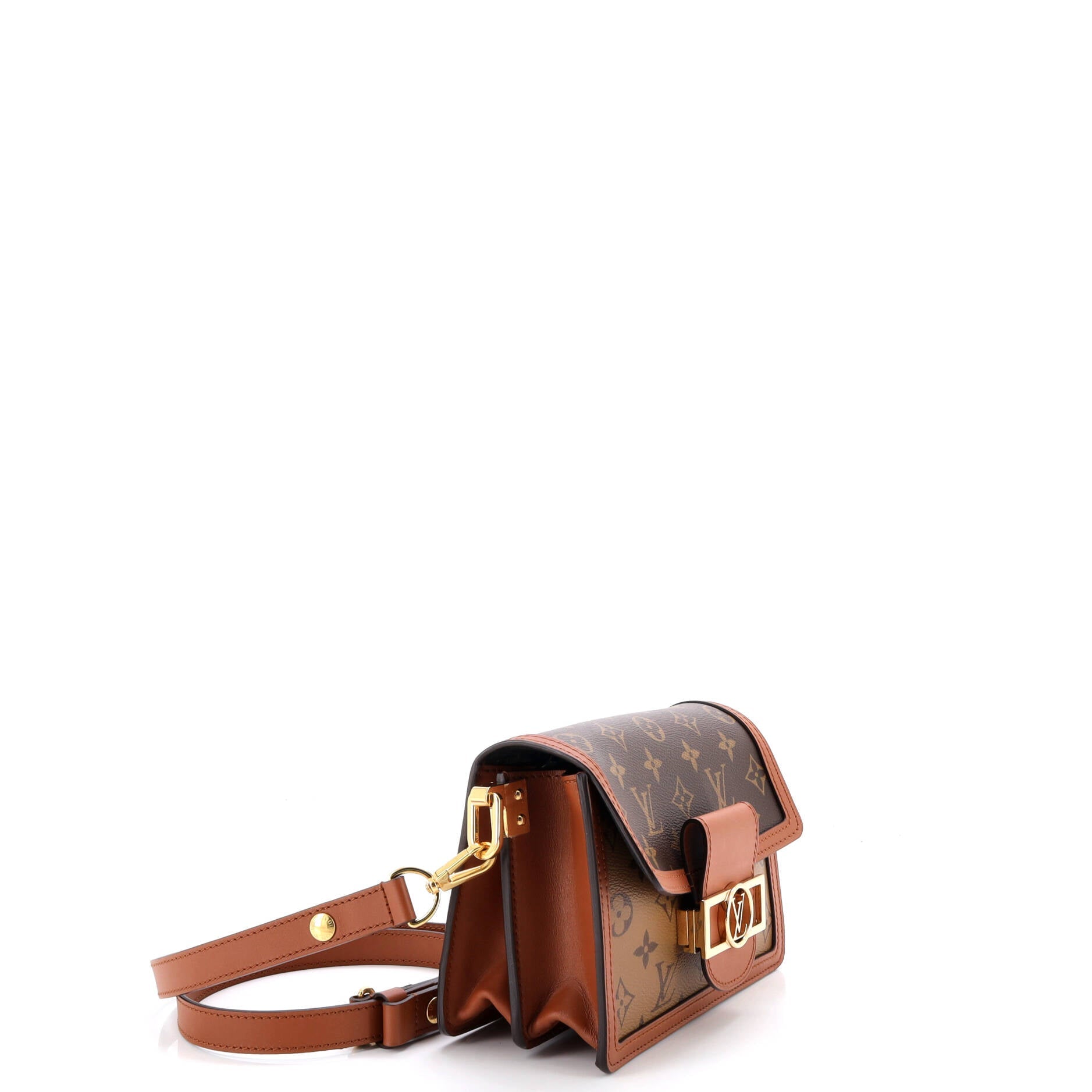 Dauphine Shoulder Bag Reverse Monogram Canvas Mini