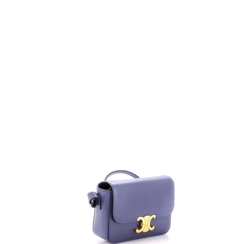 Triomphe Shoulder Bag Smooth Calfskin Nano