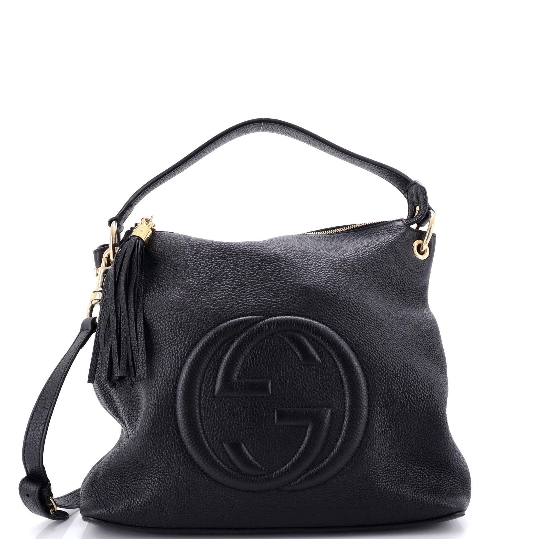Soho Convertible Hobo Leather Large