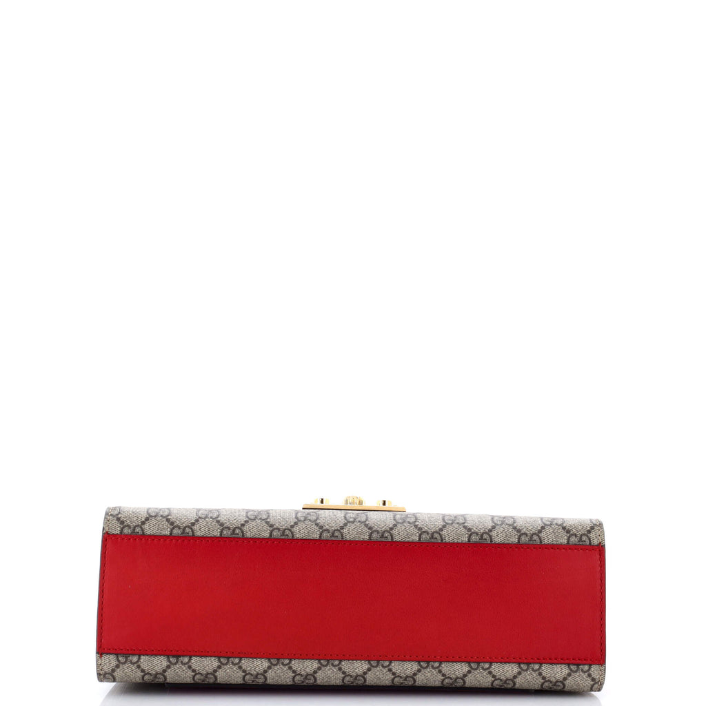 Padlock Shoulder Bag GG Coated Canvas and Leather Medium