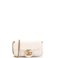 GG Marmont Flap Bag Matelasse Leather Super Mini