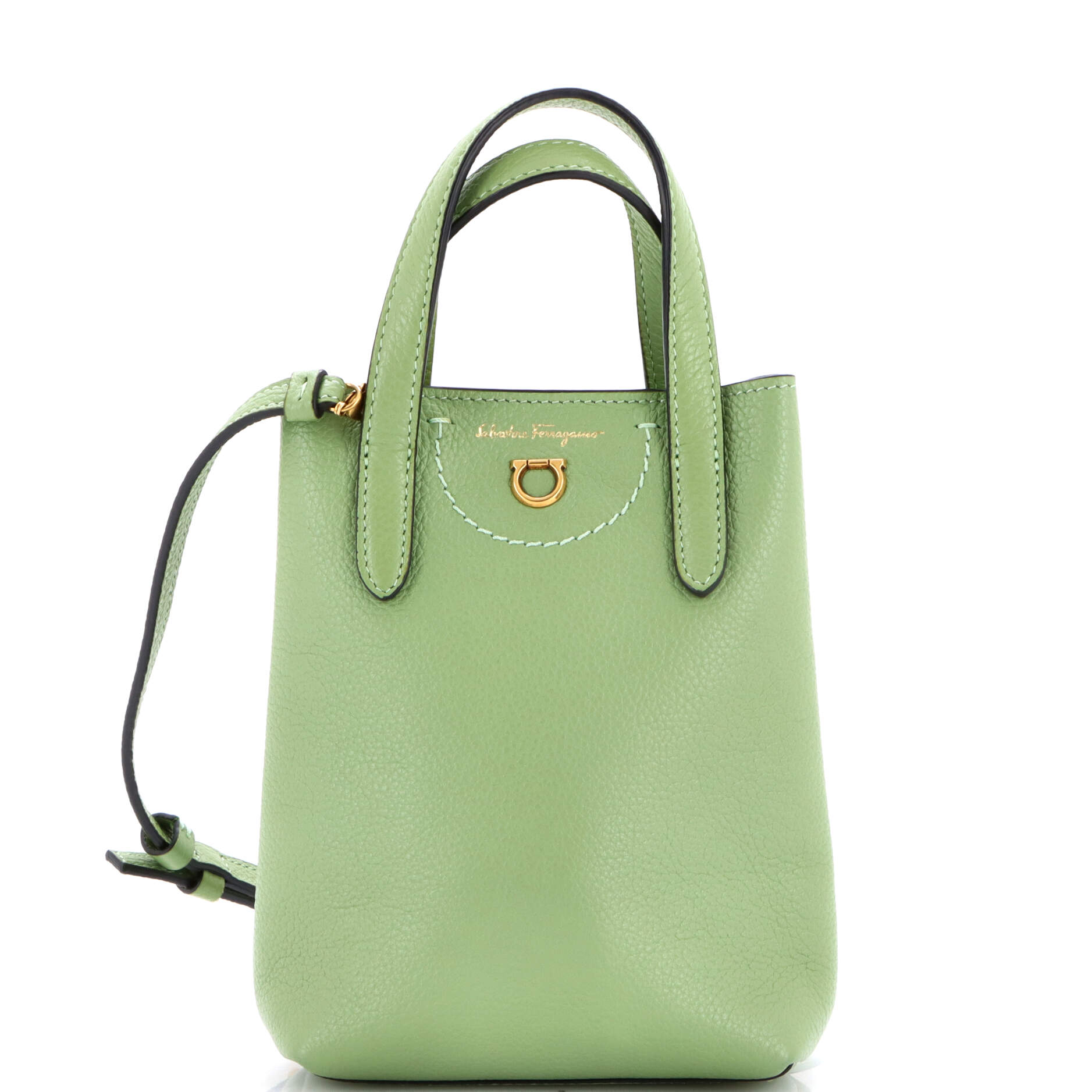 Gancini Tote Leather Mini