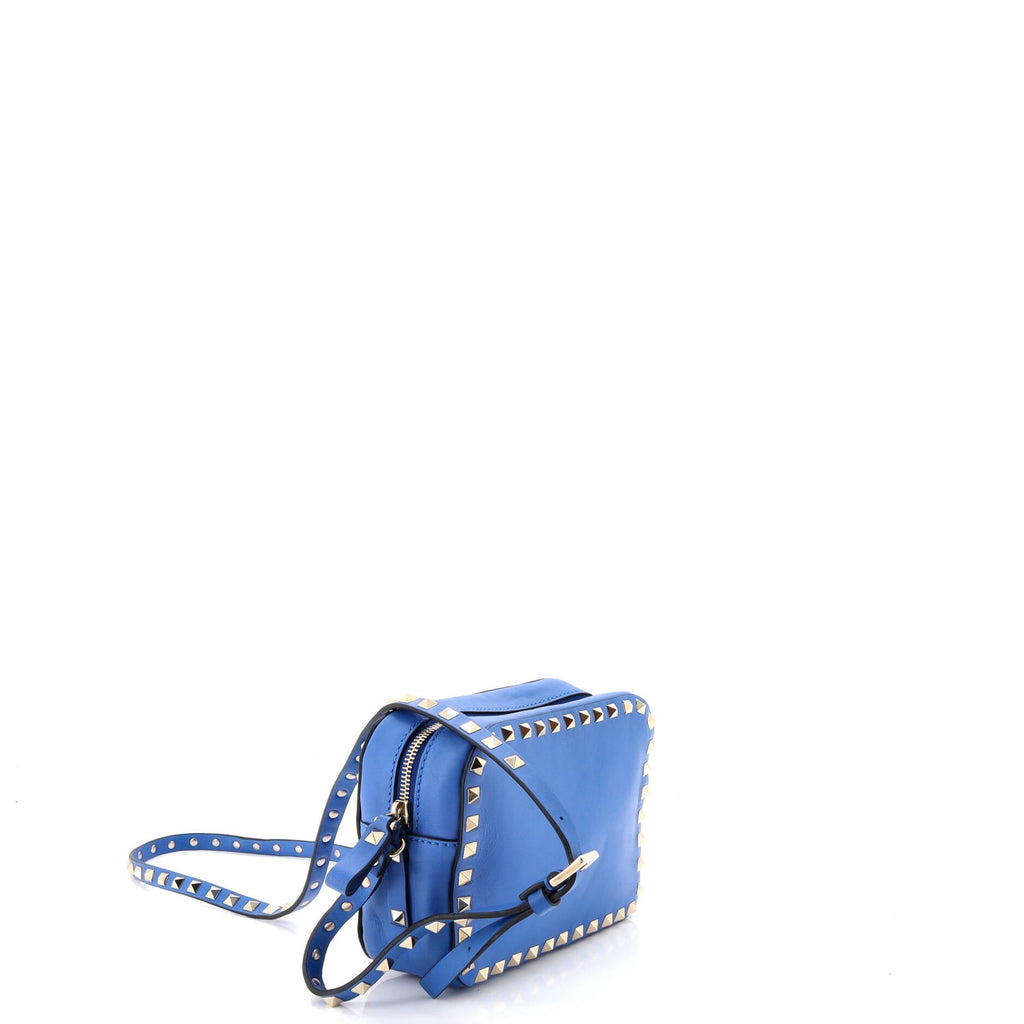 Rockstud Camera Crossbody Bag Leather