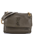Niki Chain Flap Bag Matelasse Chevron Leather Medium