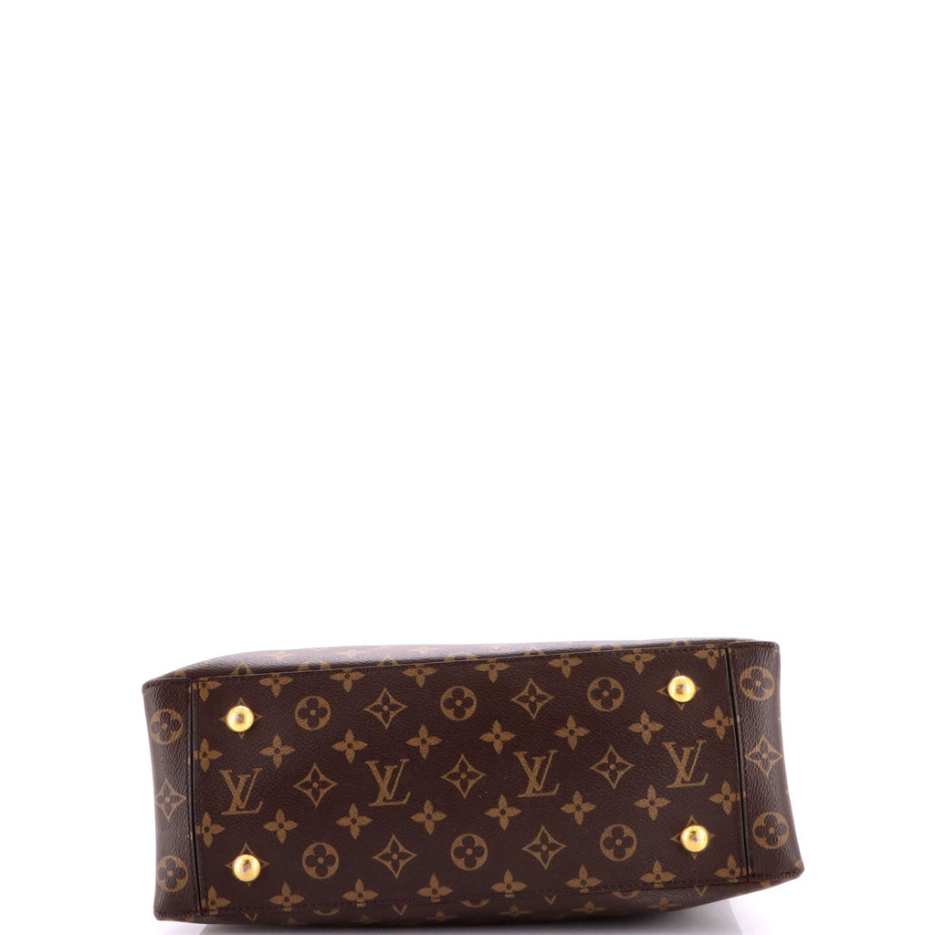 Flower Tote Monogram Canvas with Leather