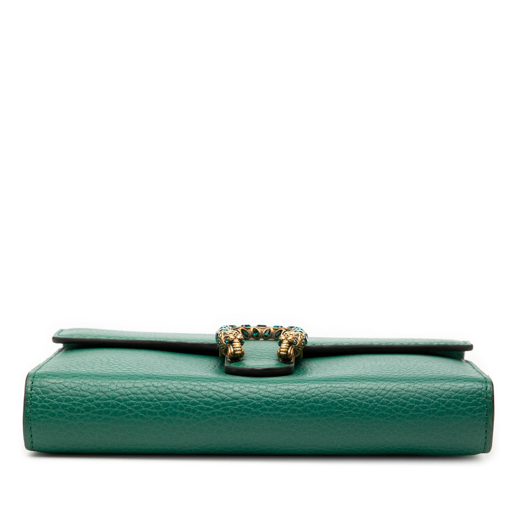 Dionysus Chain Wallet Leather with Embellished Detail Small