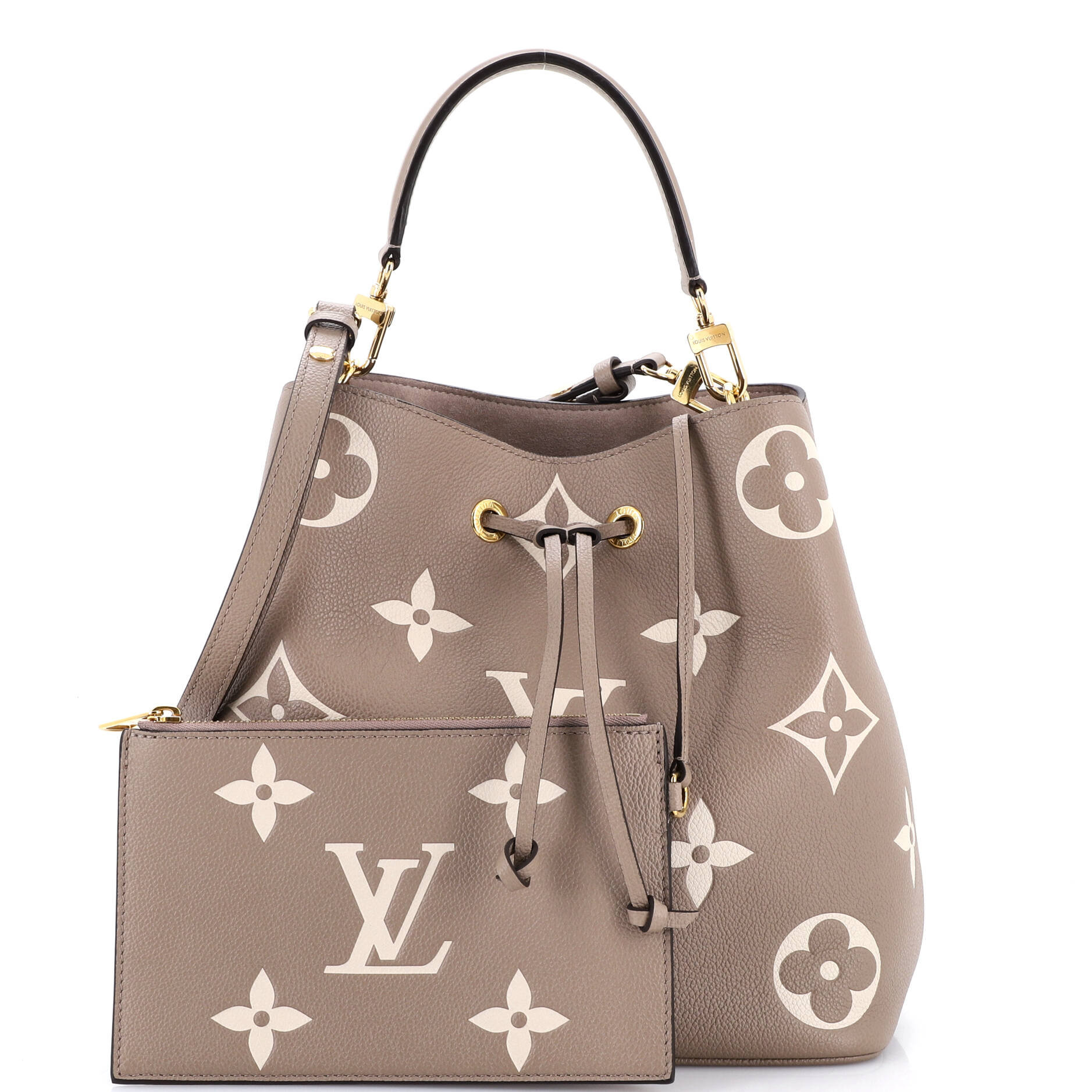 NeoNoe Handbag Bicolor Monogram Empreinte Giant MM