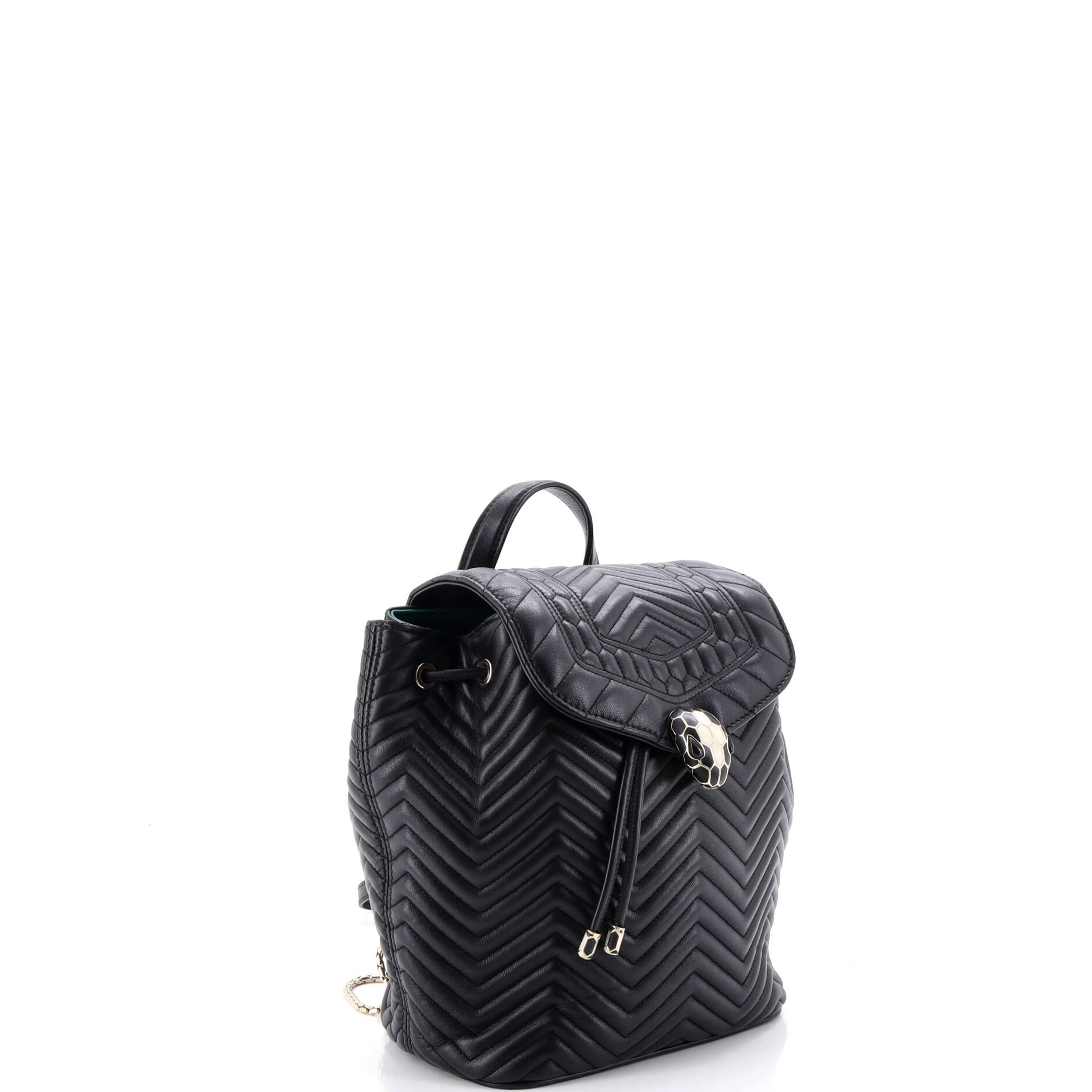 Serpenti Forever Backpack Quilted Leather Medium