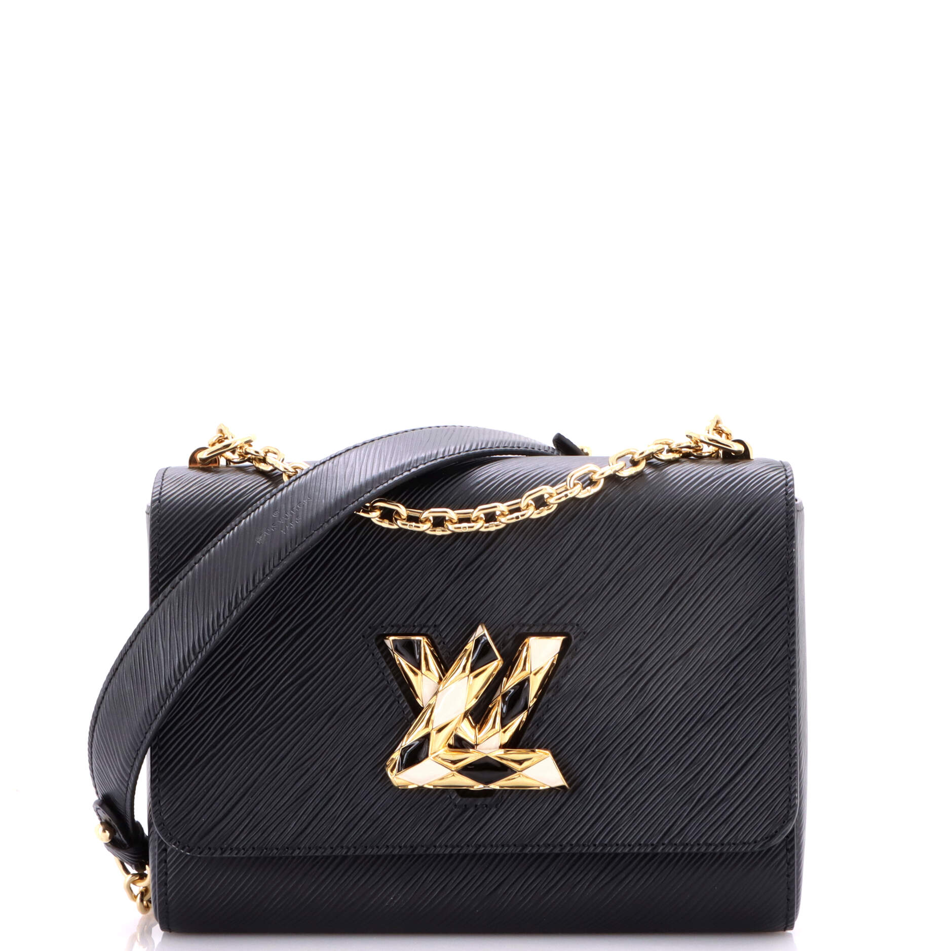 Twist Handbag Epi Leather with Quilted Hardware MM
