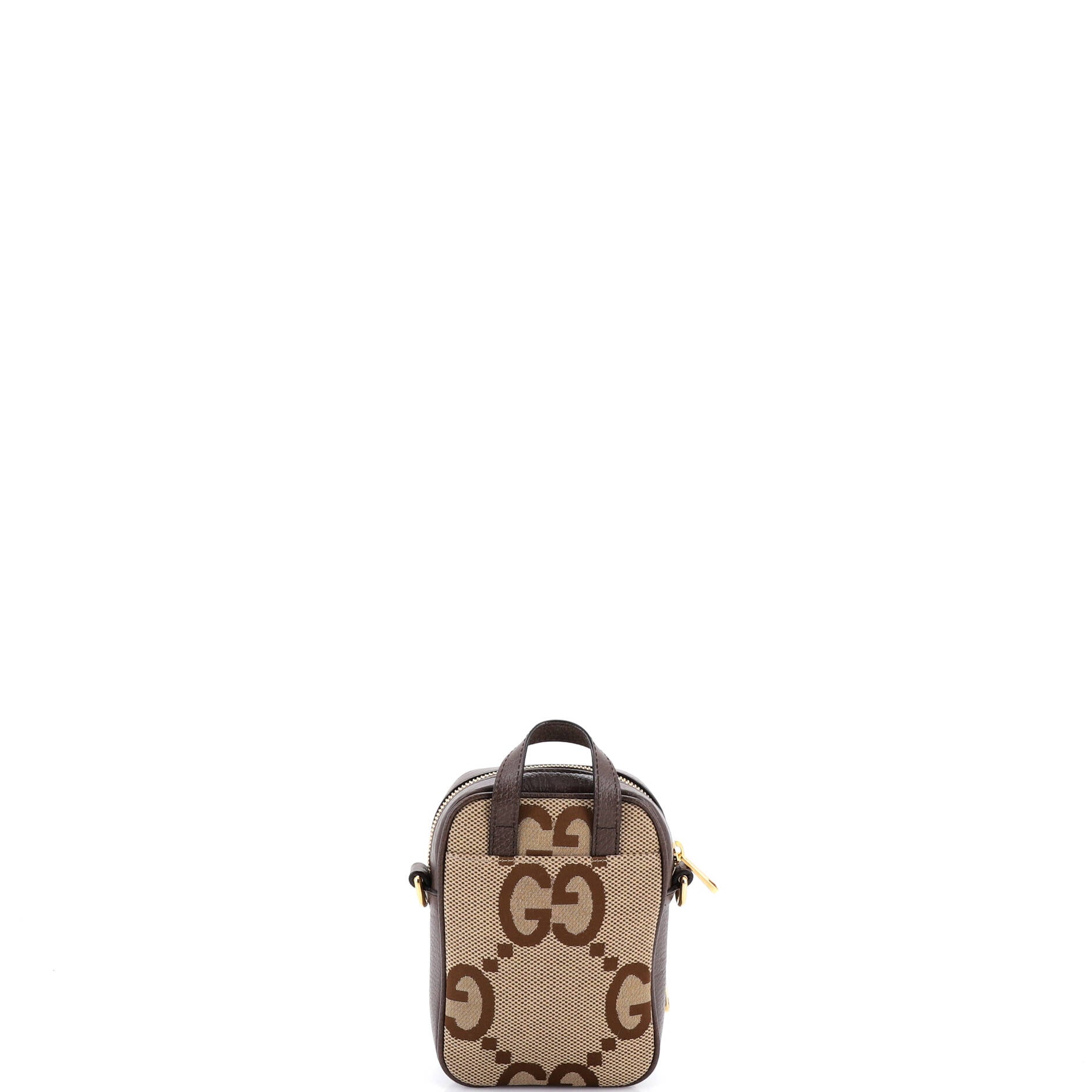 Front Pocket Web Crossbody Bag Jumbo GG Canva Mini