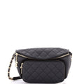 Business Affinity Waist Bag Quilted Caviar Medium