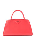 Architectural Top Handle Bag Spazzolato Leather Large